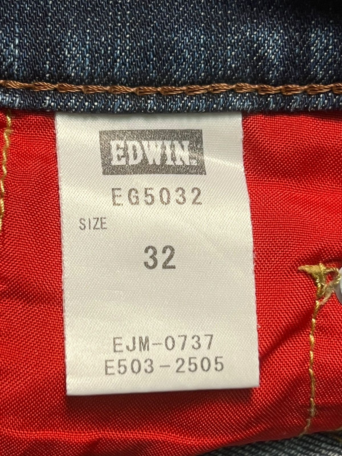 Edwin Vintage Edwin 503 Blue Trip Edgeline Japan, Distressed Denim Size US 34 / EU 50 - 12 Thumbnail
