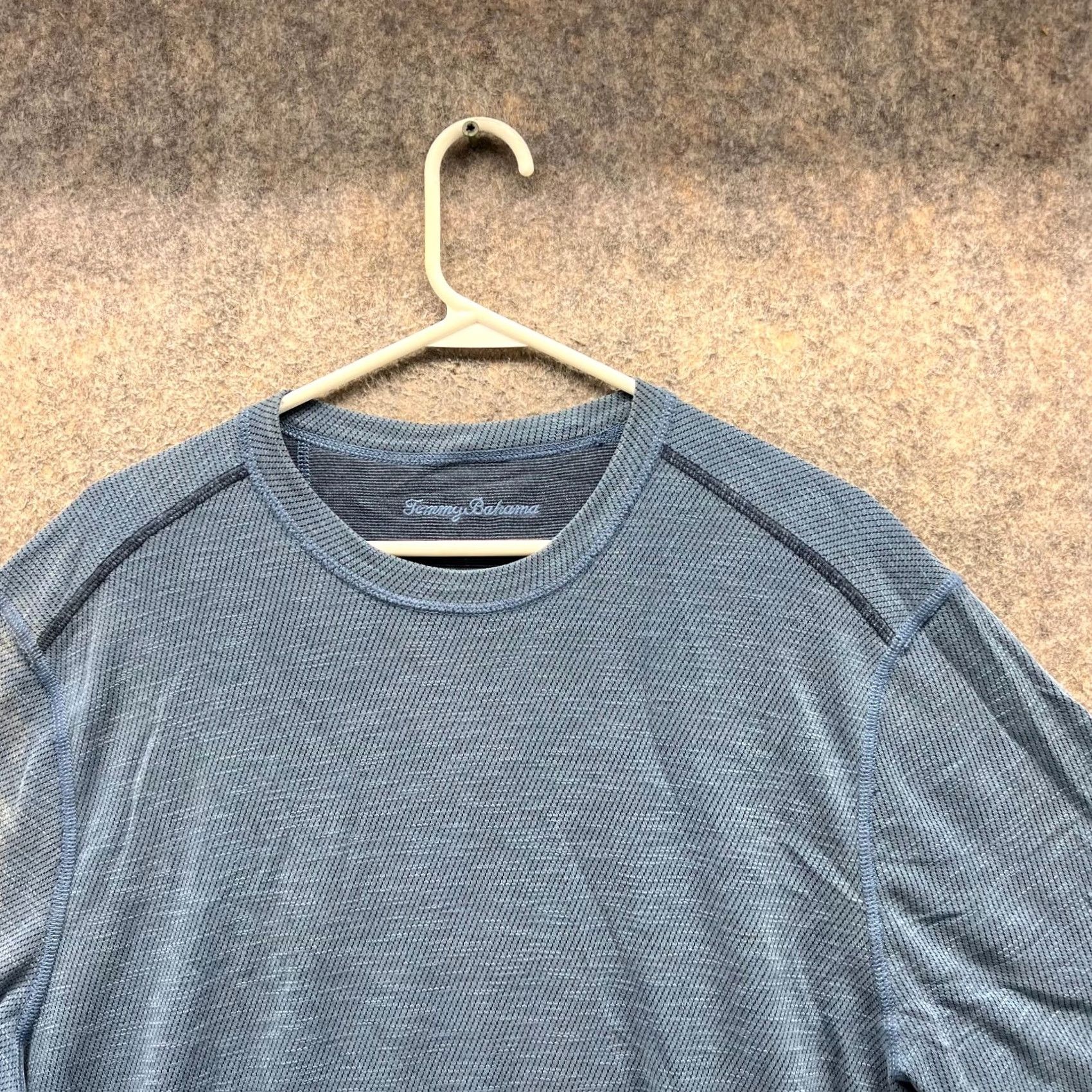 Tommy Bahama Tommy Bahama Shirt Men XL Blue Short Sleeve Crew Neck Cotton Logo Size US XL / EU 56 / 4 - 6 Thumbnail
