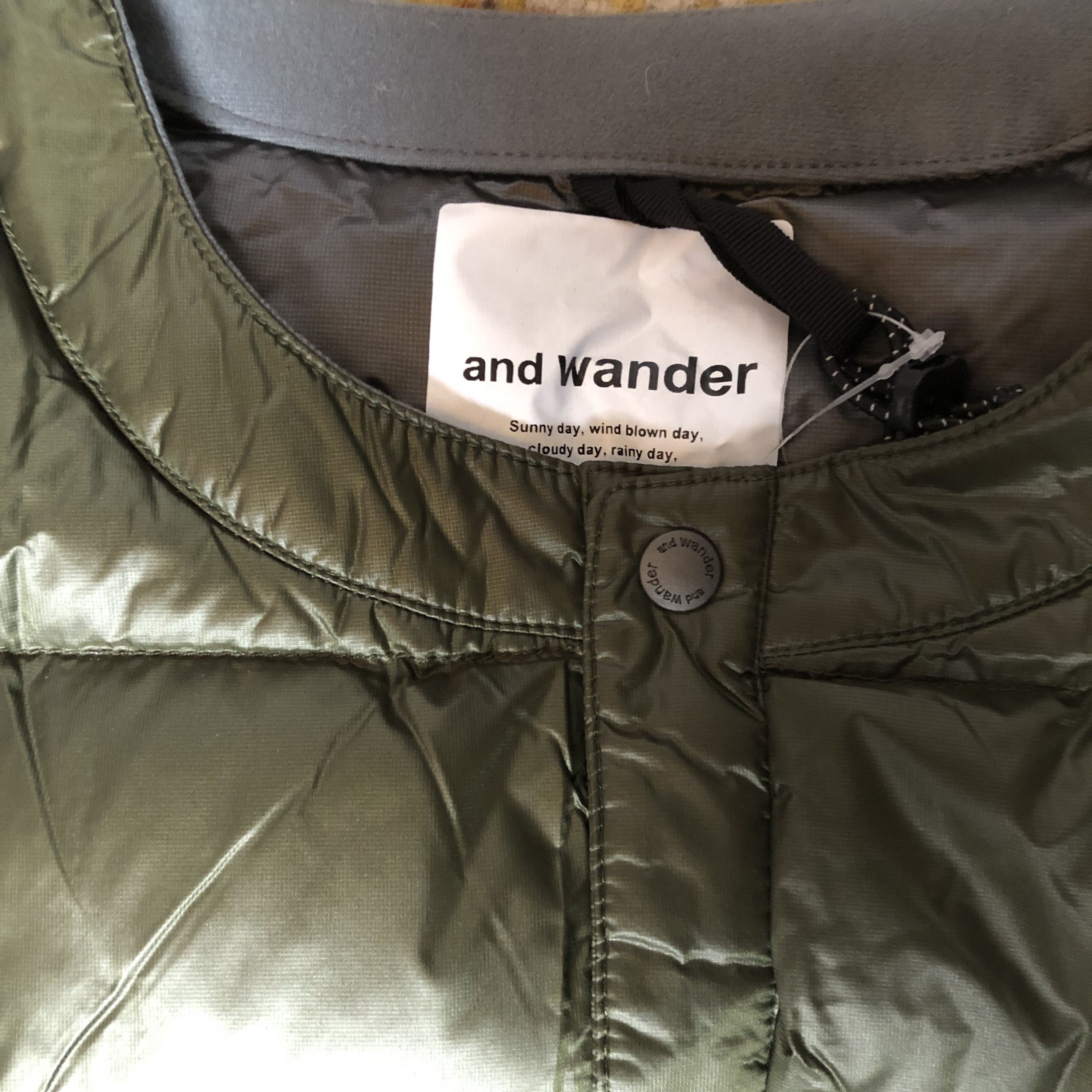 And Wander And WANDER Diamond Stich Vest Down Puffer Outdoor Size US L / EU 52-54 / 3 - 4 Thumbnail