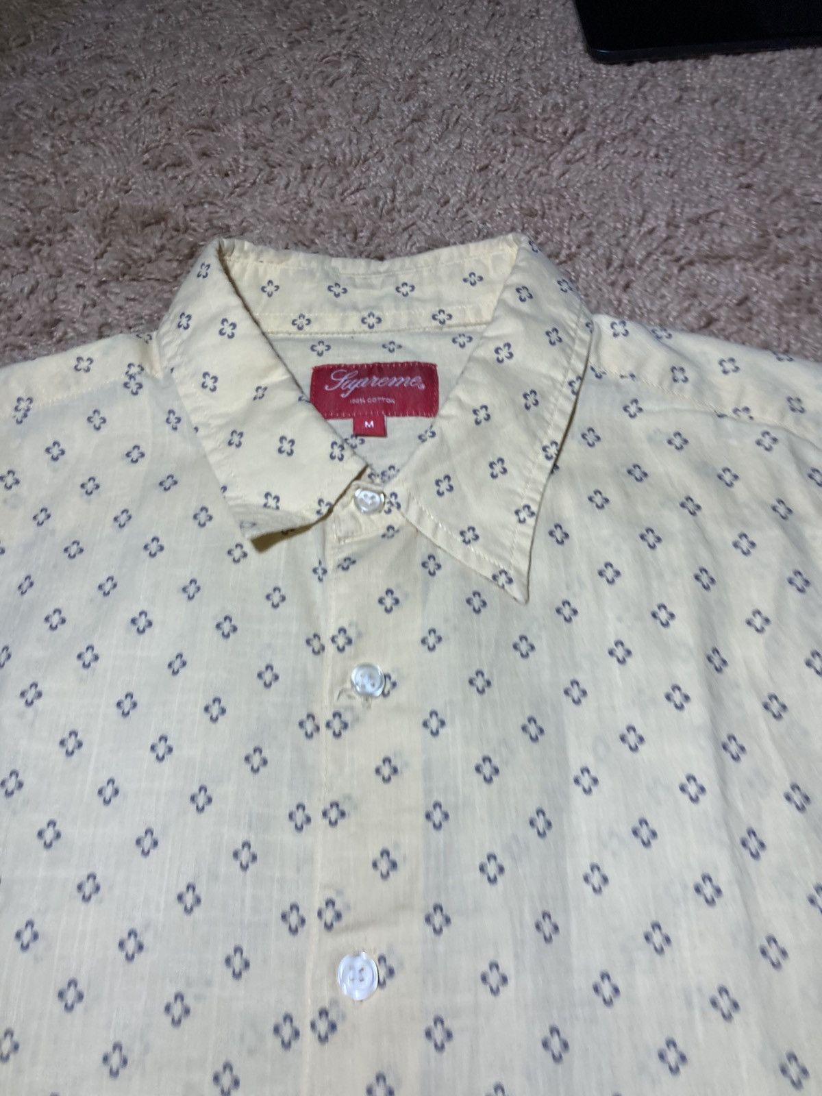 Supreme SS21 Supreme Butthole Surfers Shirt Yellow Album Music 2021 Size US M / EU 48-50 / 2 - 3 Thumbnail