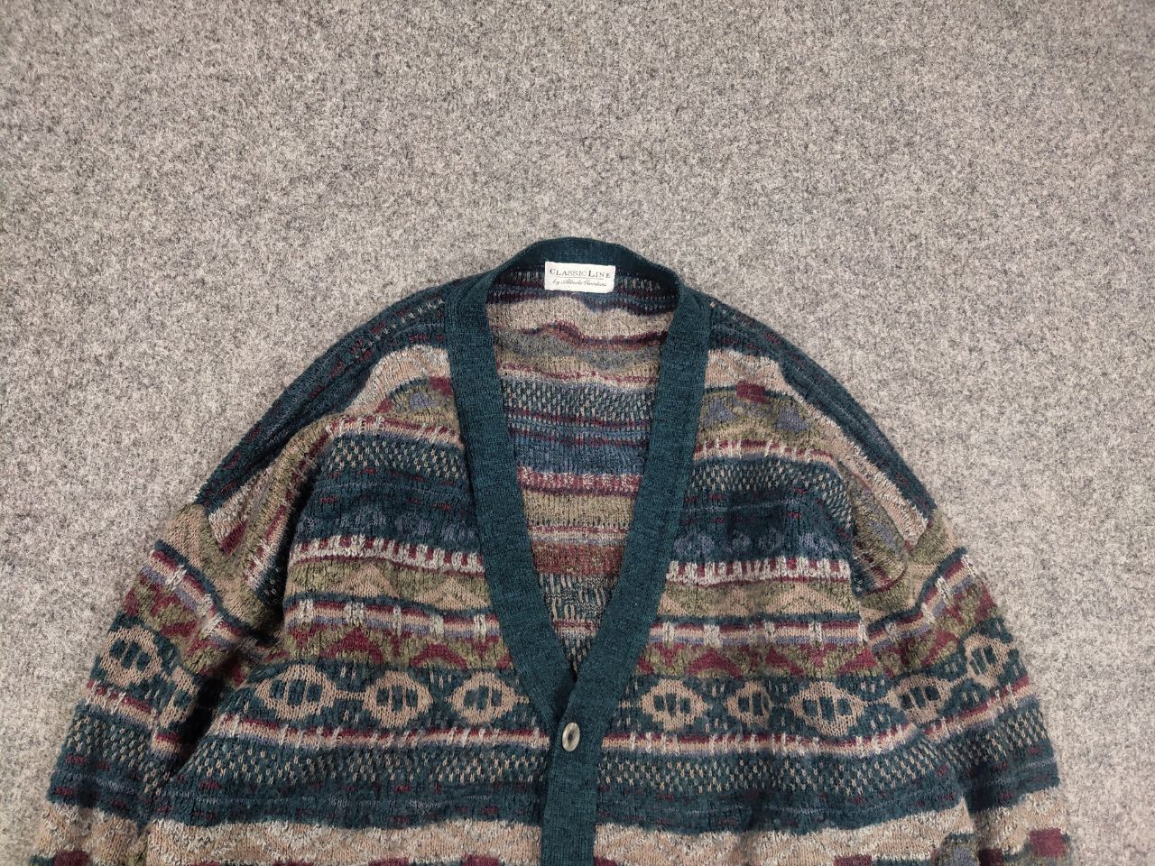 Japanese Brand Vintage Japan coogi Style Wool Blend sweater Cardigan Y2K Size US L / EU 52-54 / 3 - 4 Thumbnail