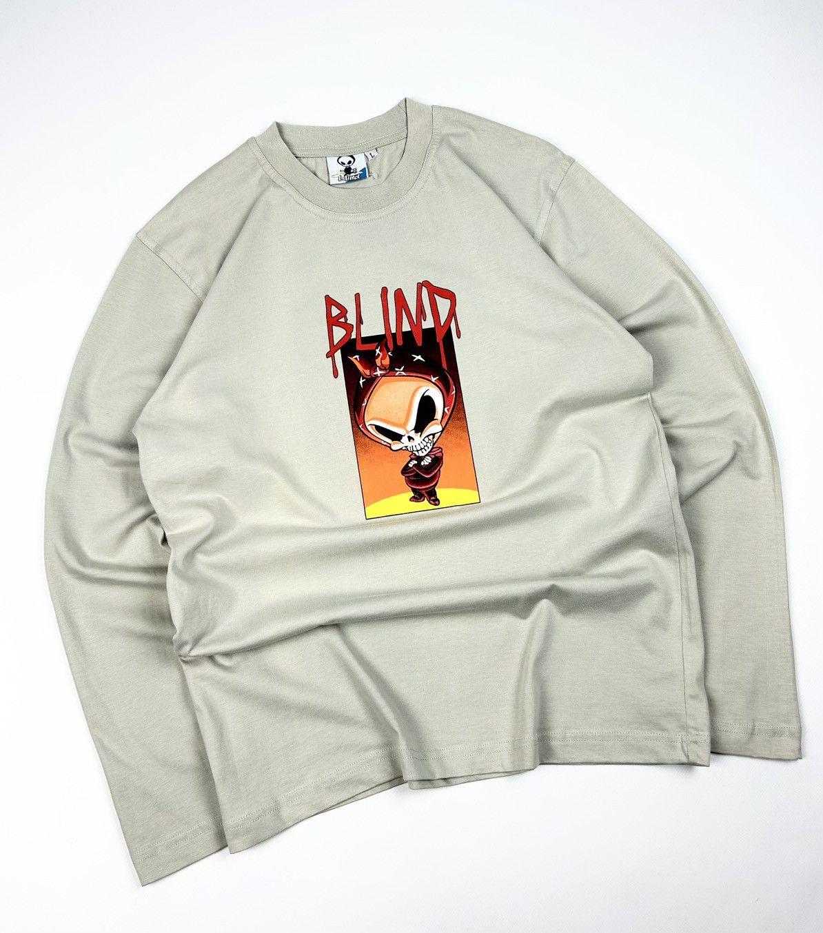 Blind Skateboards × JNCO × Vintage Vintage Blind Skateboards Reaper Long Sleeve 90s Size US L / EU 52-54 / 3 - 2 Thumbnail