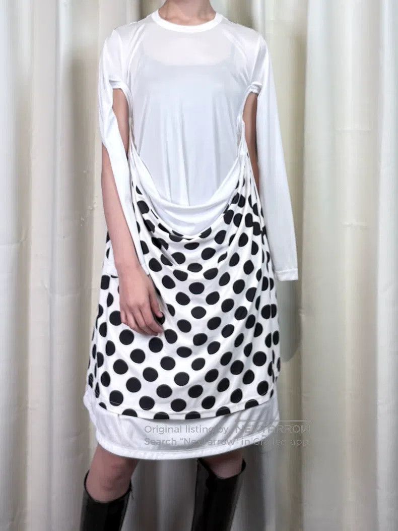 Comme des Garcons Comme Des Garcons Vintage Polka Dot Multi-layered Deconstr Size S / US 4 / IT 40 - 2 Thumbnail