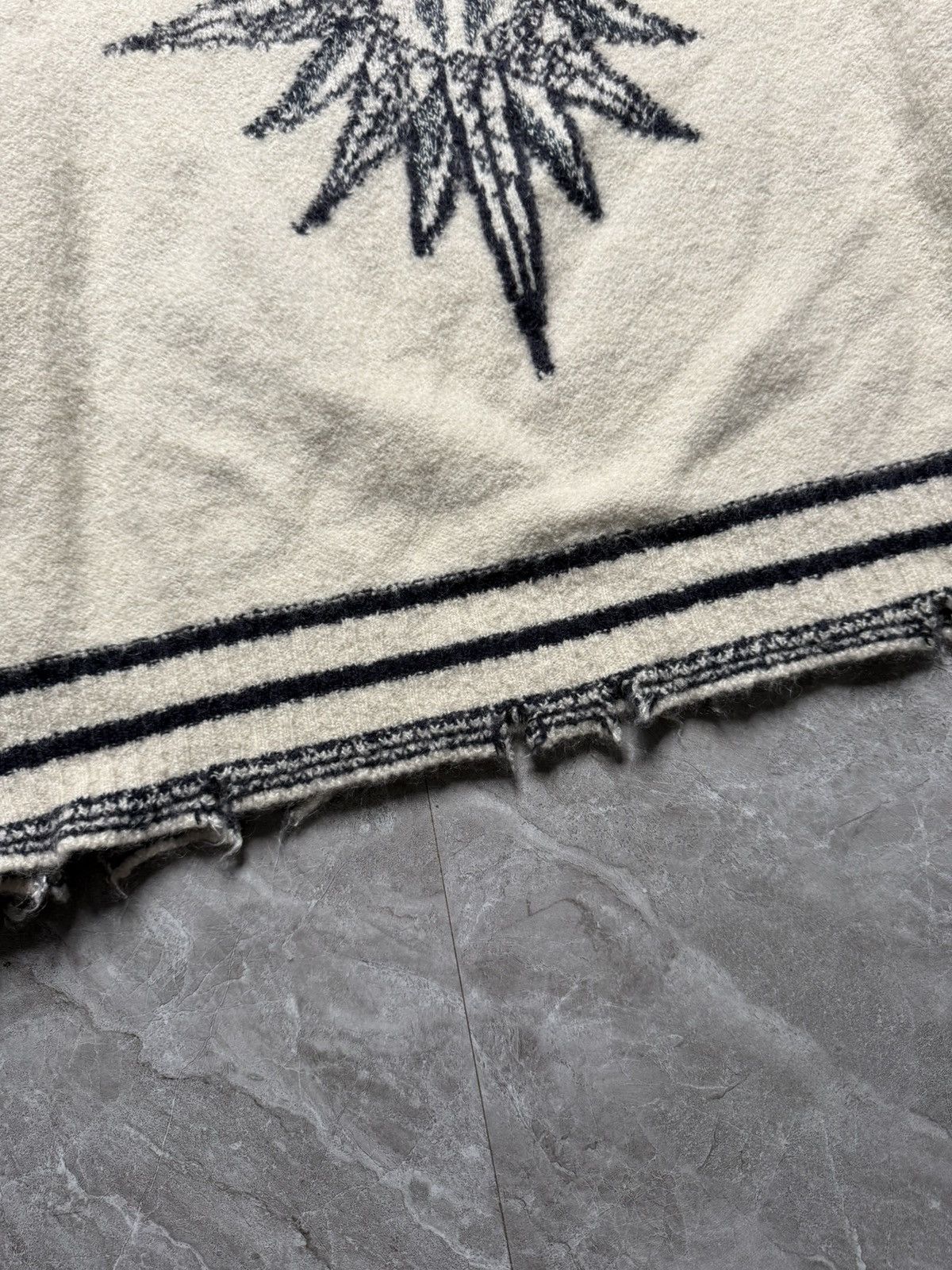 Dior Christian Dior F/W 23 Mariniere Cashmere Distressed Sweater Size M / US 6-8 / IT 42-44 - 5 Thumbnail