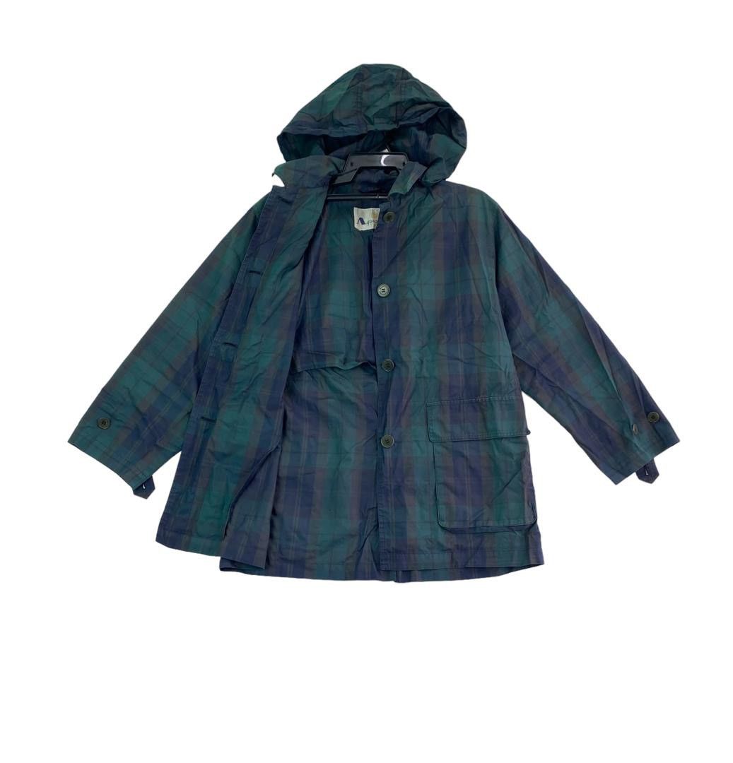 Aquascutum × Vintage Vtg 90s Aquasqutum tartan plaid lightweight parka jacket Size US S / EU 44-46 / 1 - 1 Thumbnail