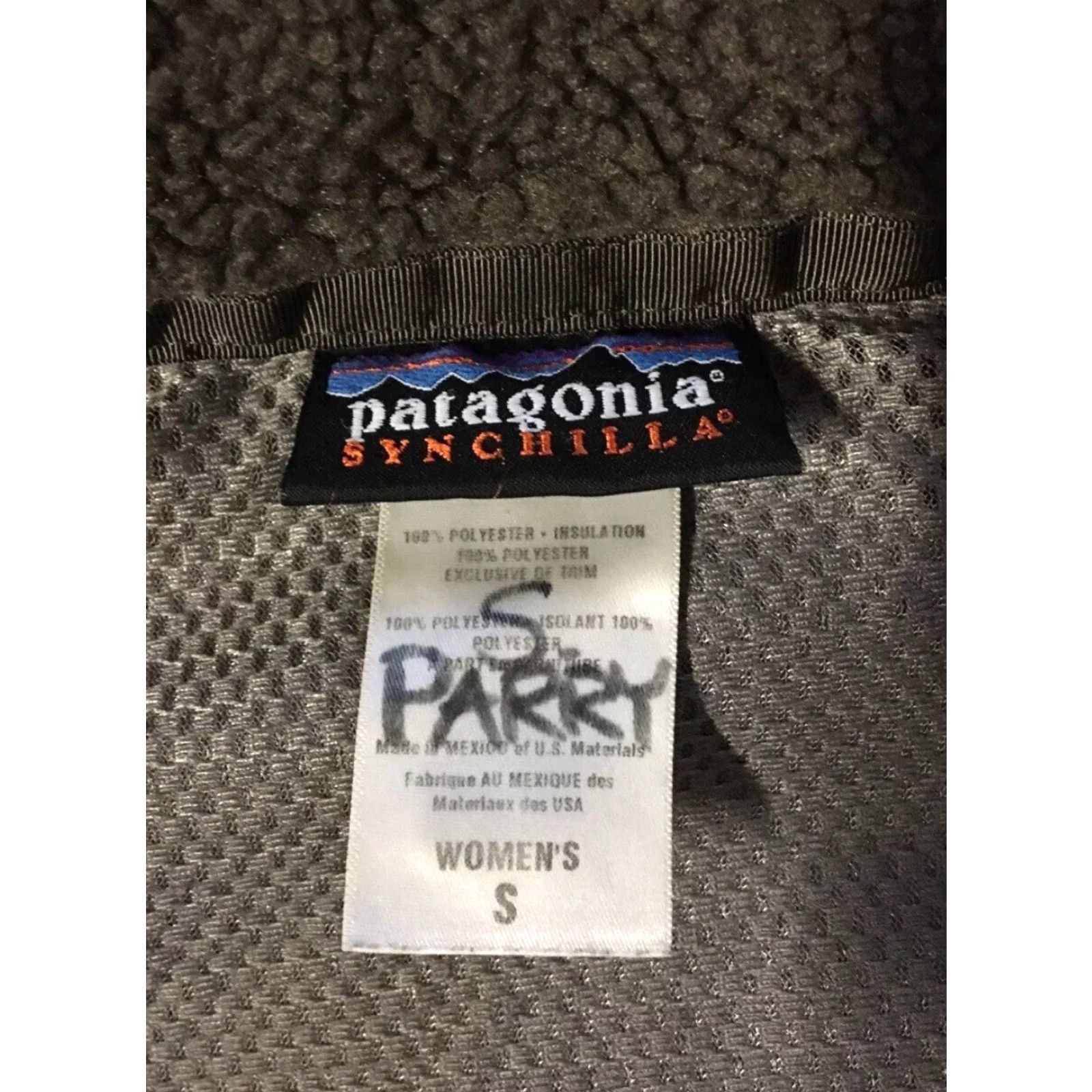 Patagonia Vtg Patagonia Synchilla Deep Pile Fleece Jacket S Snow Climbing Hiking Ski 90s Women Brown Full Zip Pockets Vintage Active Jacket Size S / US 4 / IT 40 - 5 Thumbnail