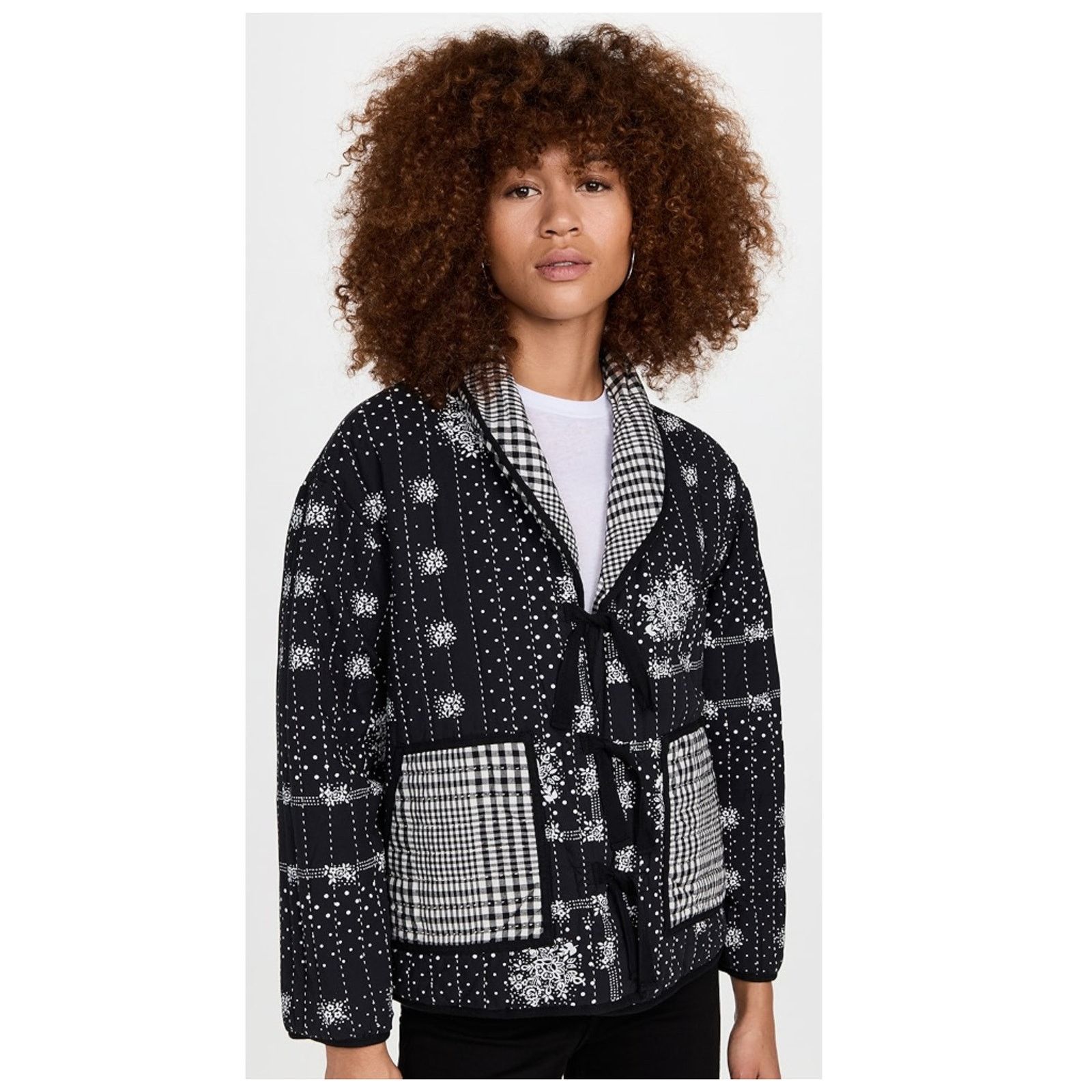 THE GREAT THE GREAT. The Reversible Quilted Jacket (3/Large) Size L / US 10 / IT 46 - 4 Thumbnail