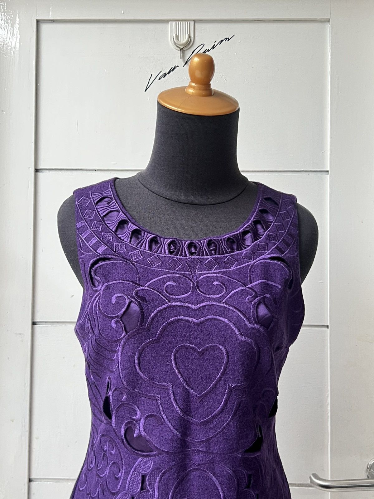 Bcbgmaxazria BCBG MAX AZRIA Purple Mini Dress Size XS / US 0-2 / IT 36-38 - 2 Thumbnail