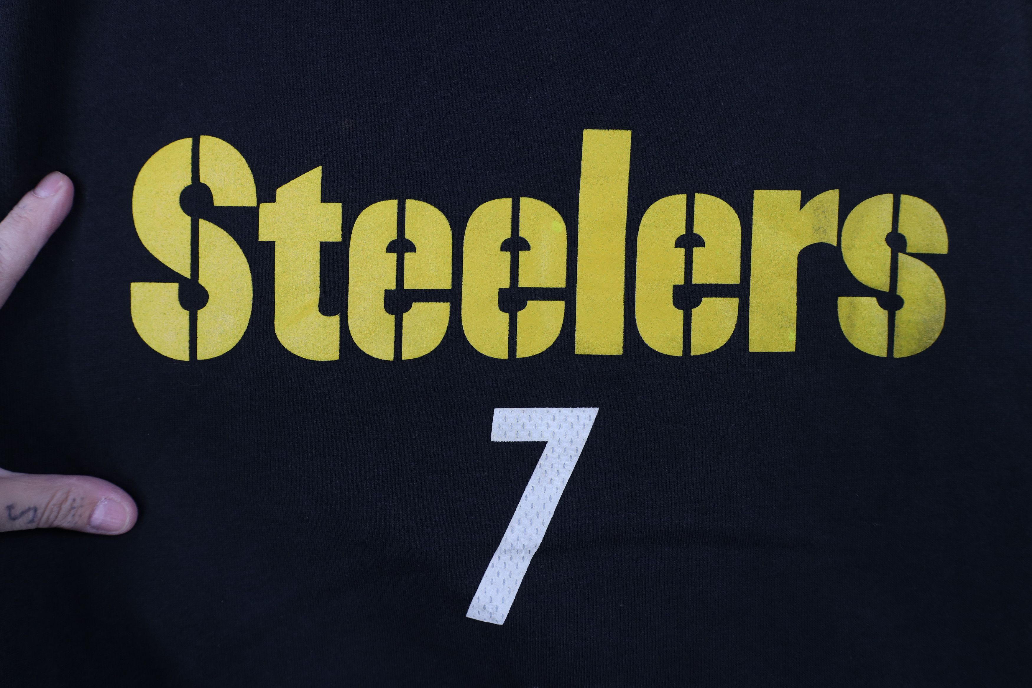 Reebok Vintage Reebok Roethlisberger Pittsburgh Steelers Hoodie Size US L / EU 52-54 / 3 - 7 Thumbnail