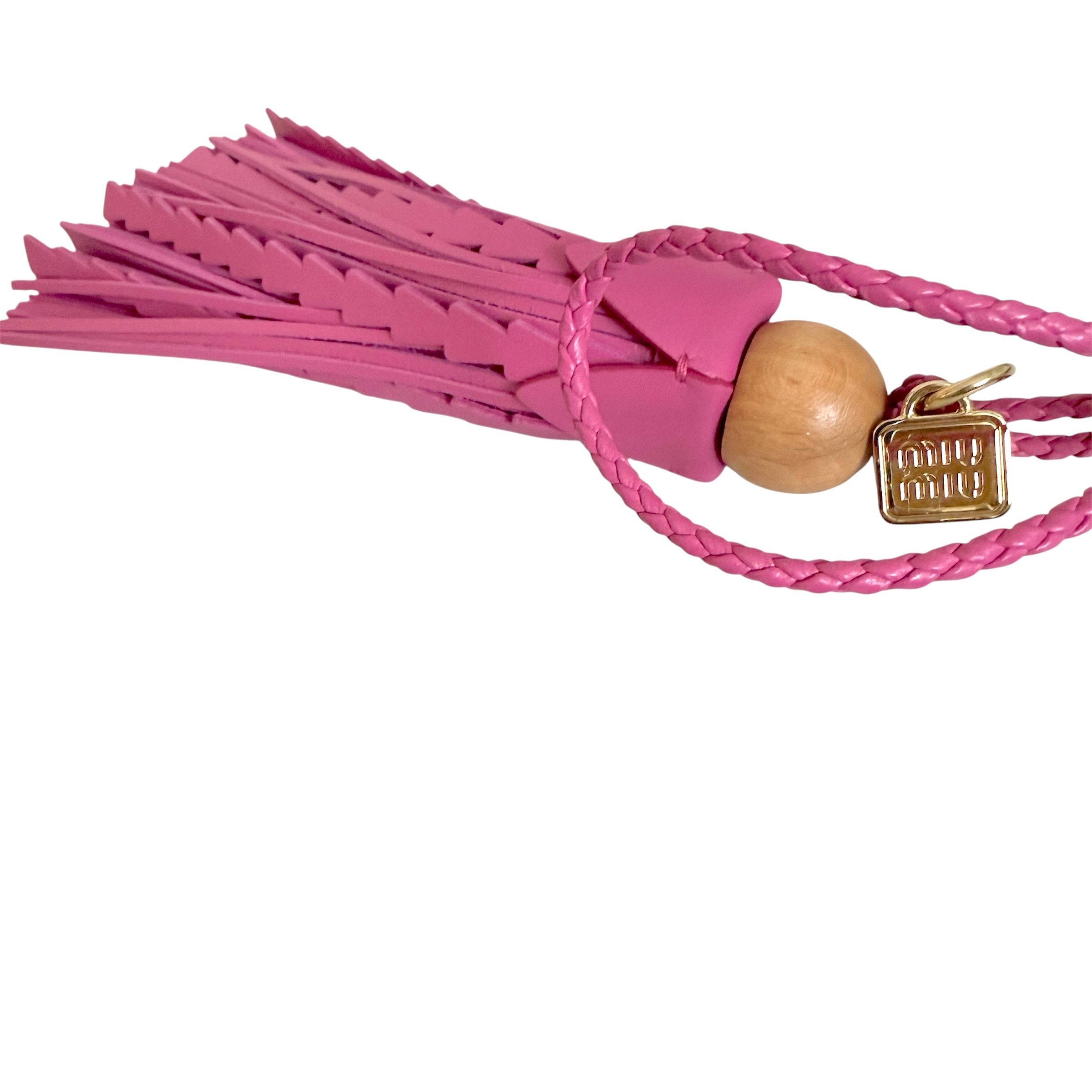 Miu Miu Miu Miu 5TL542 Leather Bag Charm Bag Trick fuschia Size ONE SIZE - 4 Thumbnail