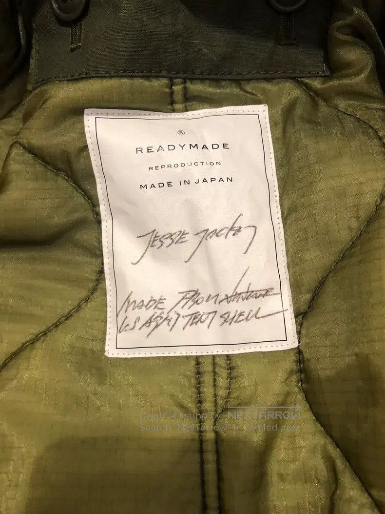 READYMADE Ready Made WWII Military Fabric MA-1 Flight Jacket Size US M / EU 48-50 / 2 - 3 Thumbnail
