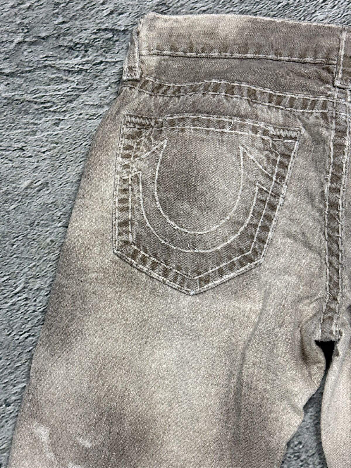 True Religion True Religion jeans vintage pants beige Geno super T Size US 32 / EU 48 - 3 Thumbnail