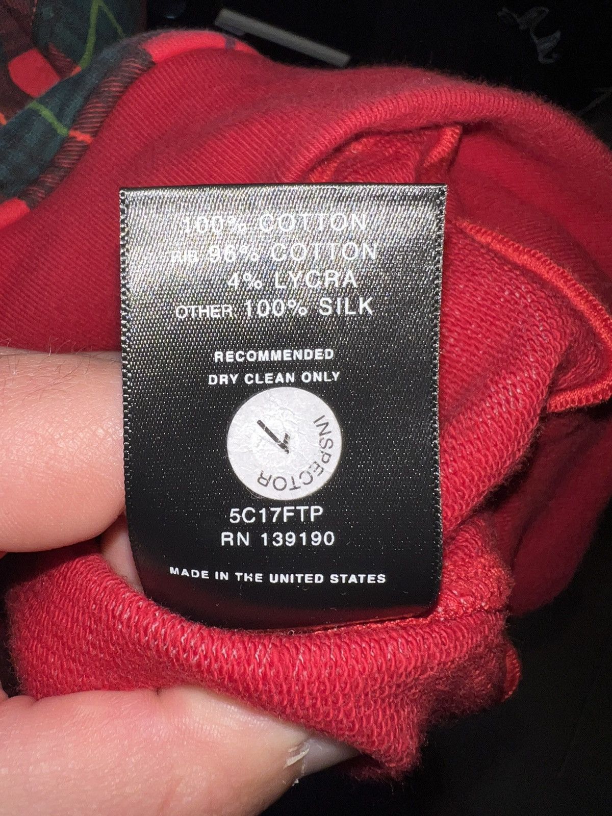 Fear of God Fifth Collection Red Plaid Hoodie Size US S / EU 44-46 / 1 - 5 Thumbnail