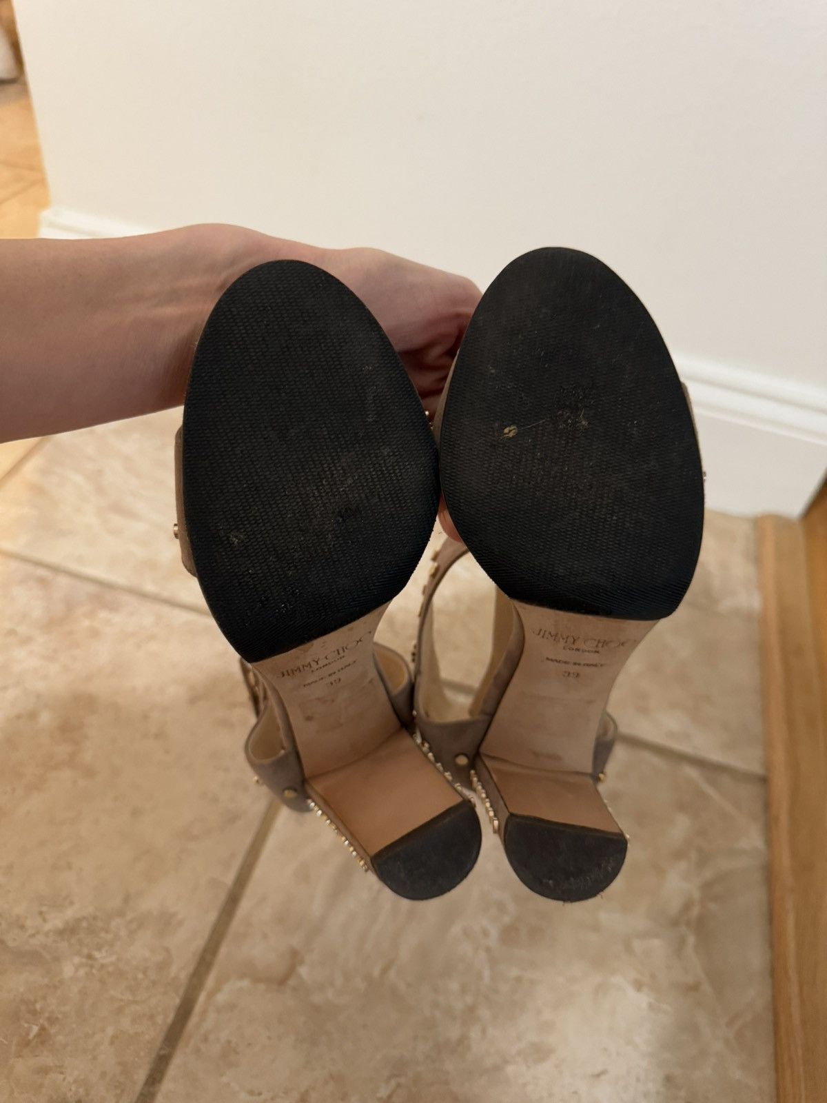 Jimmy Choo suede heeled High Heel Sandals Jimmy choo Size US 9 / IT 39 - 2 Thumbnail