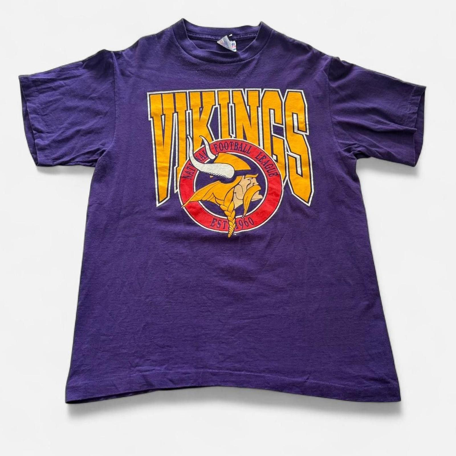 Other NFL Minnesota Vikings Trench Ultra VTG 90s Mens Cotton T Size US L / EU 52-54 / 3 - 1 Thumbnail