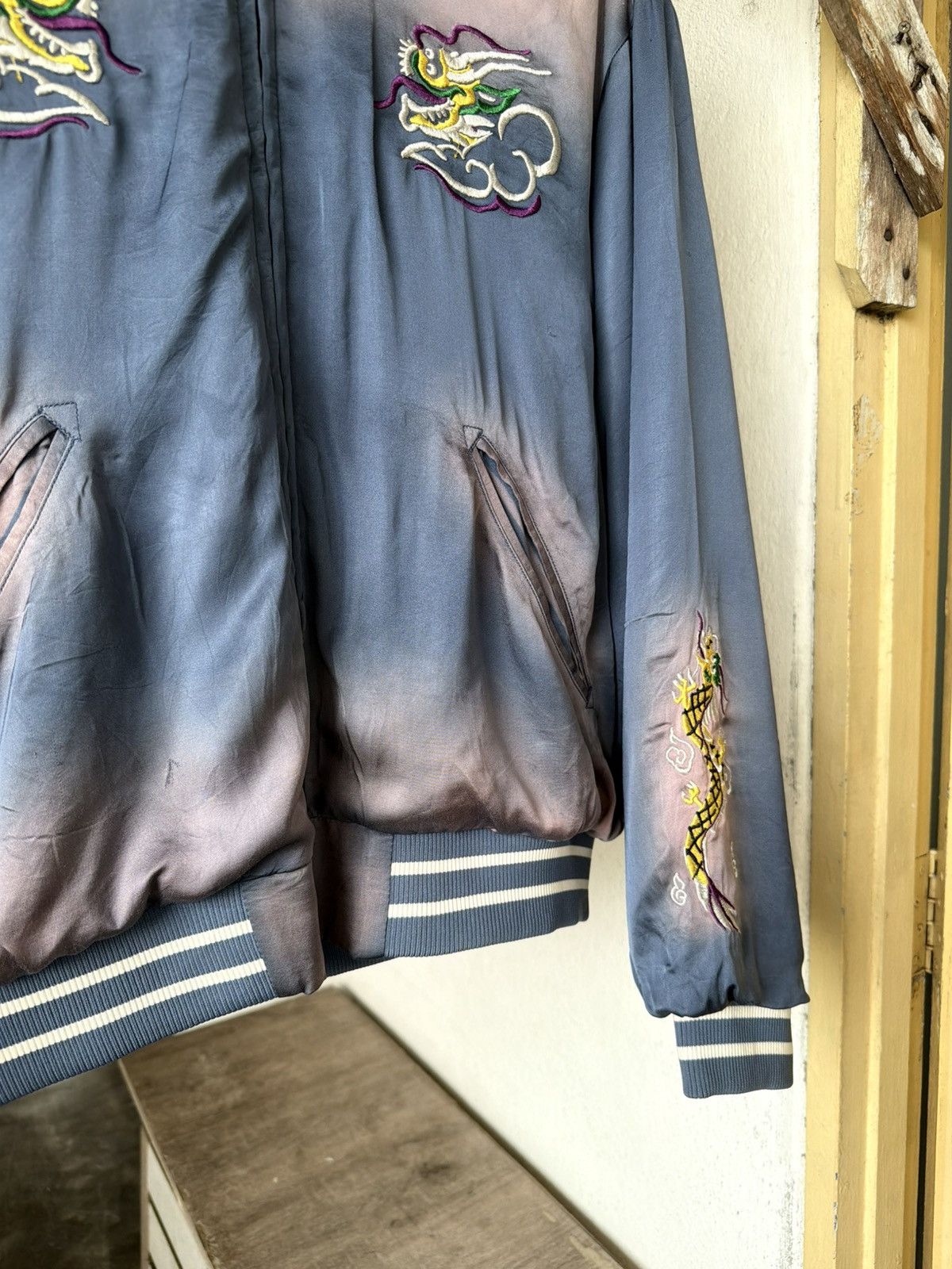 McGregor Rare🔥 McGregor Faded Sun Style Embroidery Sukajan Jacket Size US L / EU 52-54 / 3 - 6 Thumbnail