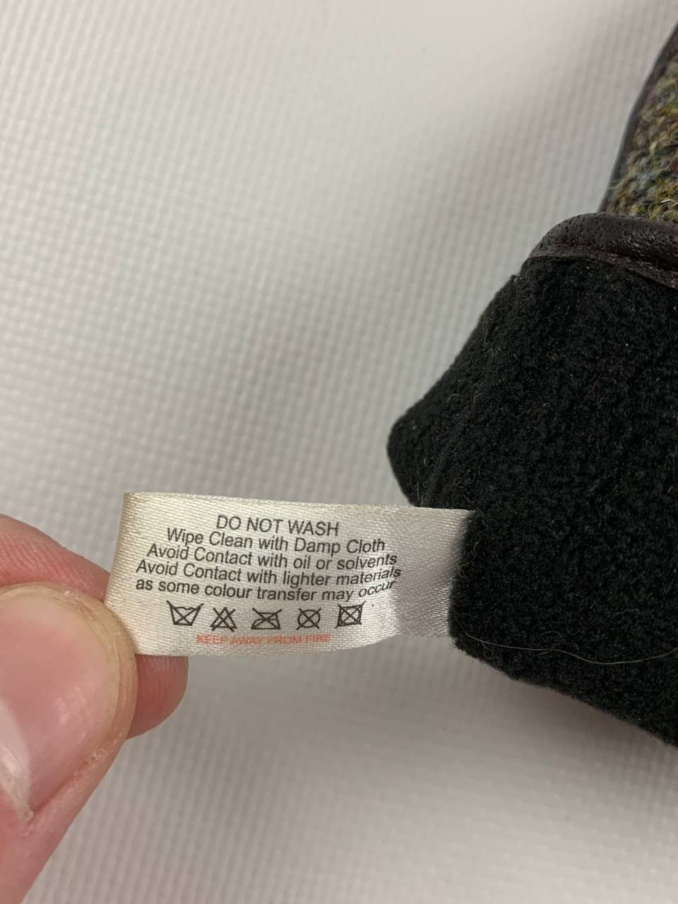 Harris Tweed Harris Tweed Wool Leather Gloves Size ONE SIZE - 8 Thumbnail