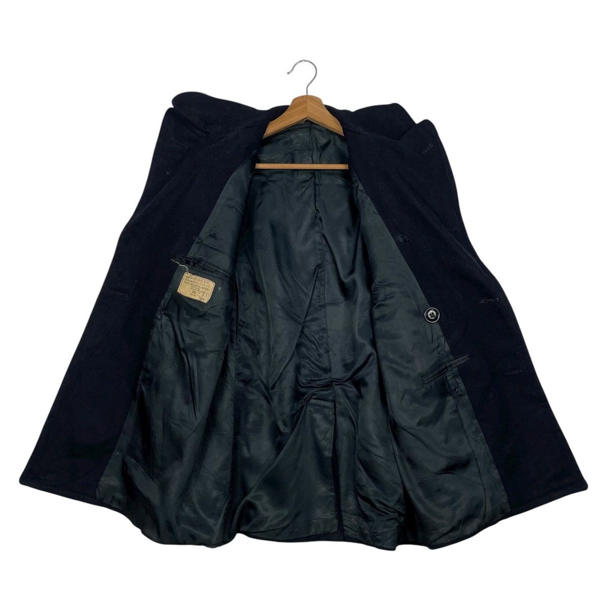 Vintage Vintage 70s US Navy Wool Peacoat Size US S / EU 44-46 / 1 - 11 Thumbnail