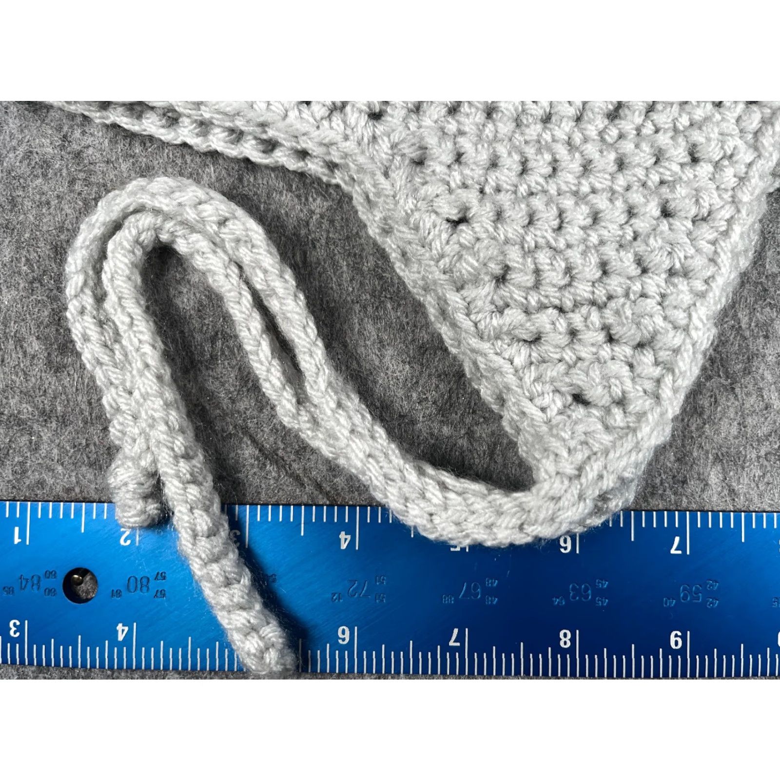 Gap Gap Beanie Beanie Hat Women One Size Gray Knit Acrylic Ear Flap Poms Ski Size ONE SIZE - 2 Thumbnail