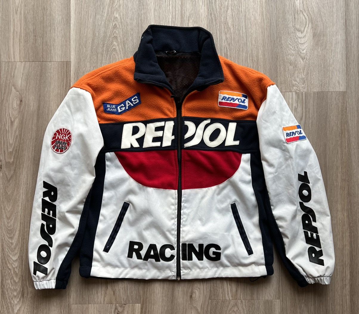 Honda × Vintage Repsol Honda Big Logo Racing Jacket Formula 1 Size US M / EU 48-50 / 2 - 1 Thumbnail