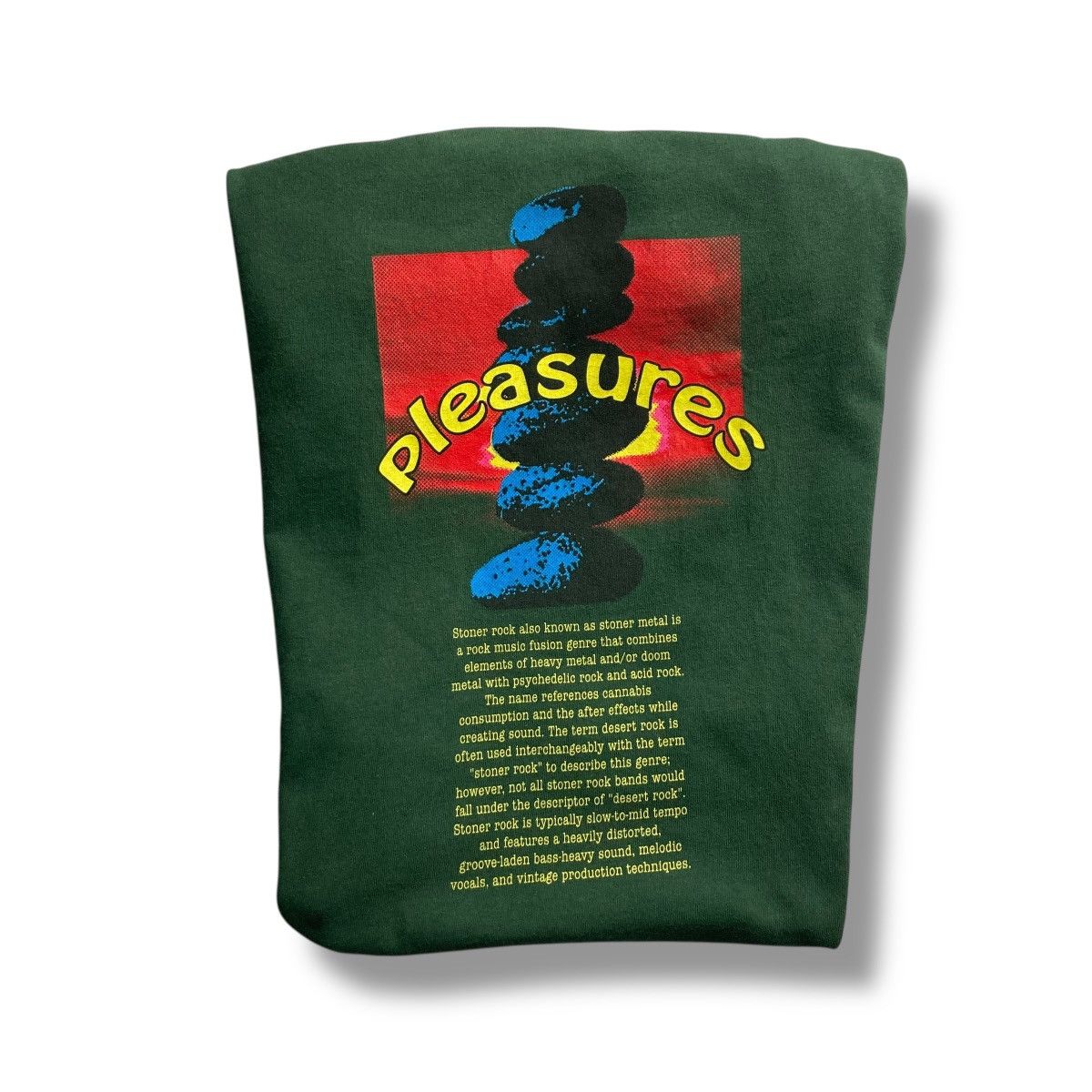 Pleasures PLEASURES STONER ROCK GENRE WORDING TSHIRT Size US S / EU 44-46 / 1 - 1 Thumbnail