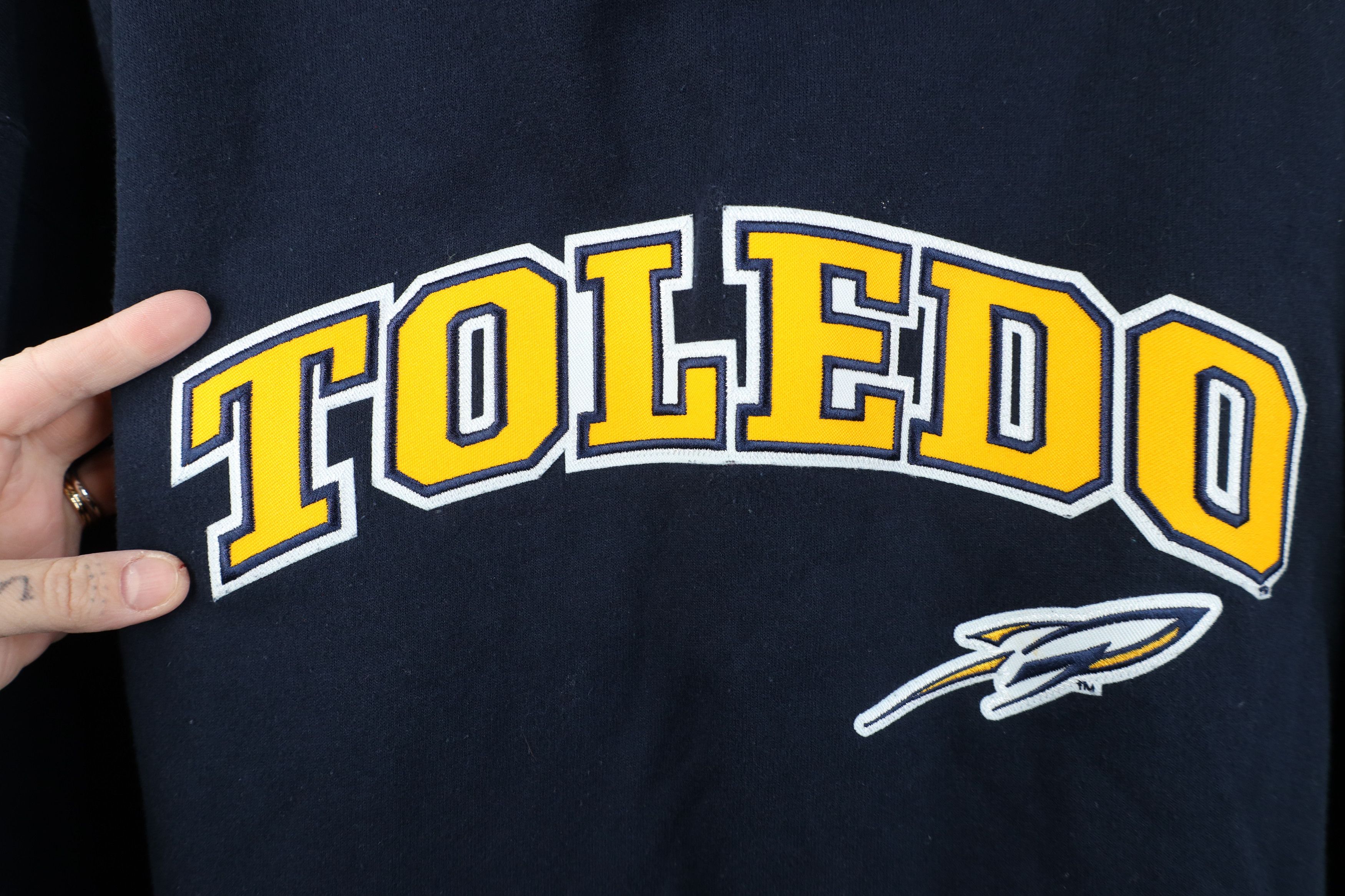 Champion Vintage Y2K Champion University of Toledo Hoodie Sweatshirt Size US L / EU 52-54 / 3 - 6 Thumbnail