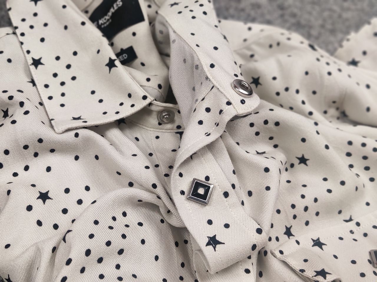 The Kooples The Kooples viscose Star Print White long sleeve shirt Size US S / EU 44-46 / 1 - 11 Thumbnail
