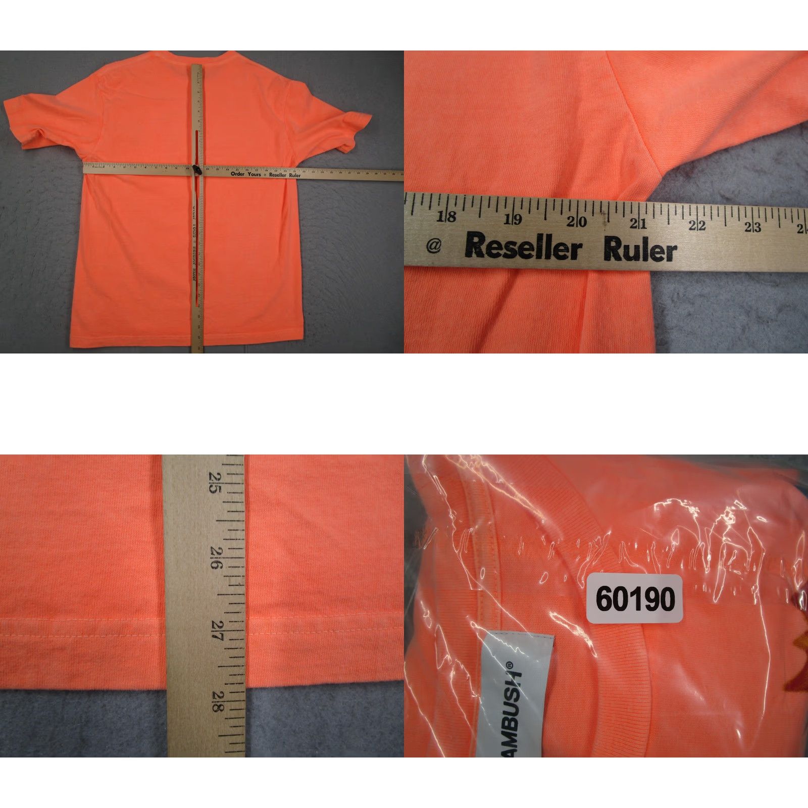 Vintage VINTAGE AMBUSH Shirt Mens Medium Neon Orange Flaming 88 Graphic Tee Japan Streetwear Size US M / EU 48-50 / 2 - 8 Thumbnail
