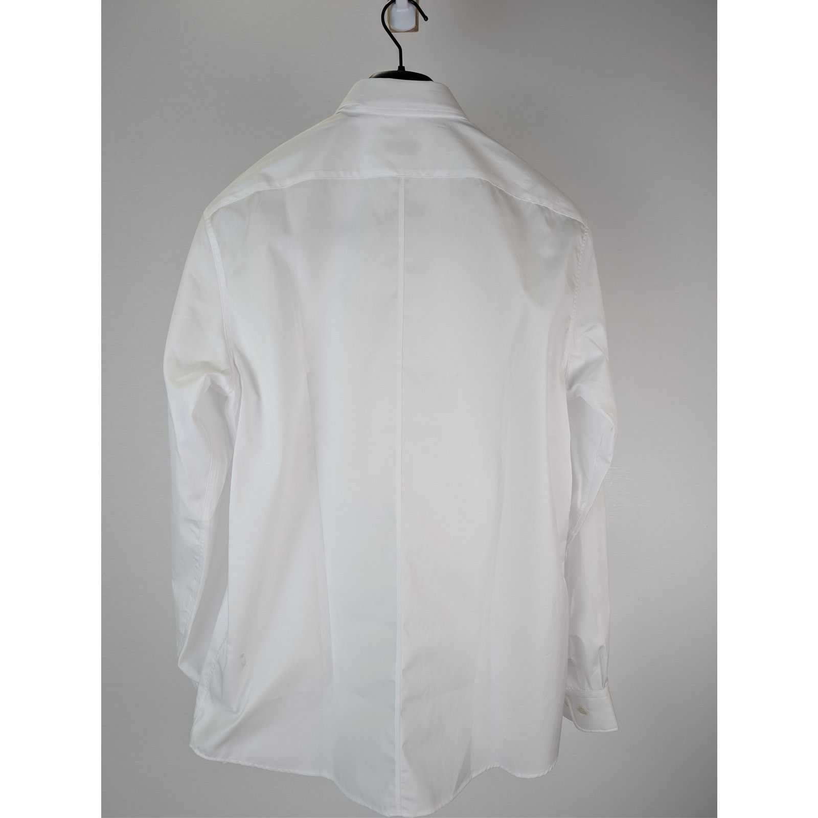 Dries Van Noten o1rshd1 Slim Fit Cotton Suit Shirt in White Size US L / EU 52-54 / 3 - 16 Thumbnail