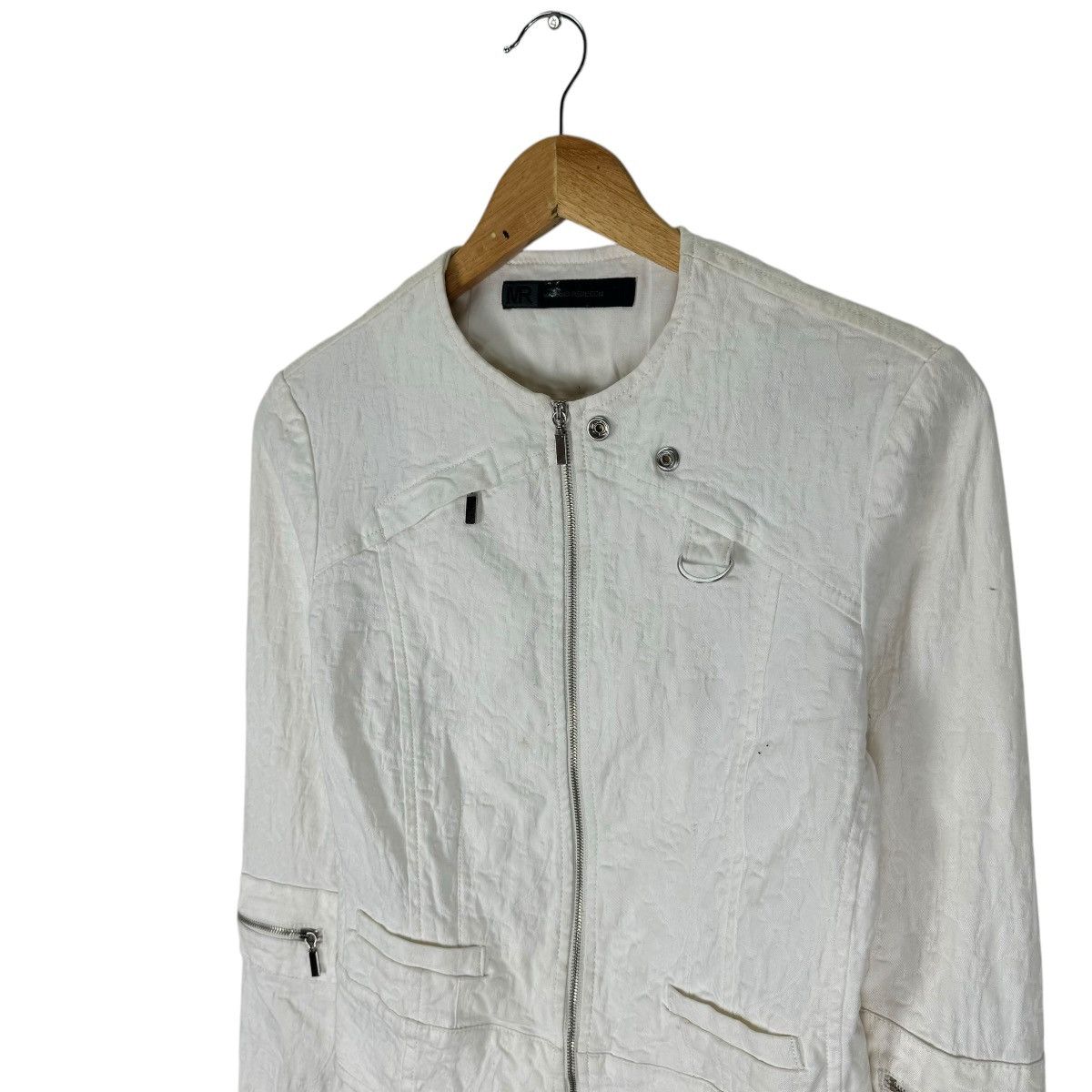 Mossimo 🌟 MOSSIMO REBECCHI BIKERS RY ZIPPER JACKET Size M / US 6-8 / IT 42-44 - 4 Thumbnail