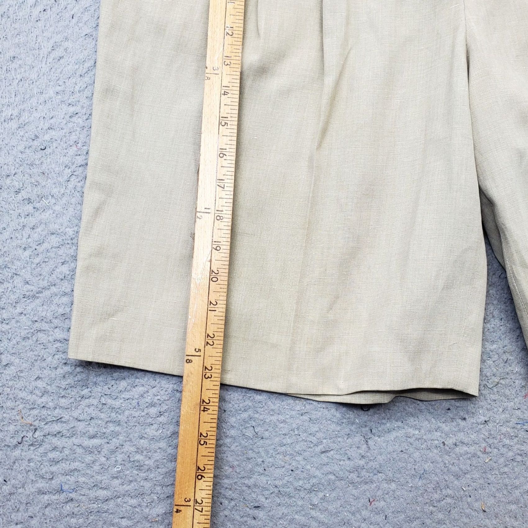 Vintage Bobby Jones Chino Shorts Mens 38 Brown Lyocell Casual Relaxed Pleated Front Size US 38 / EU 54 - 3 Thumbnail