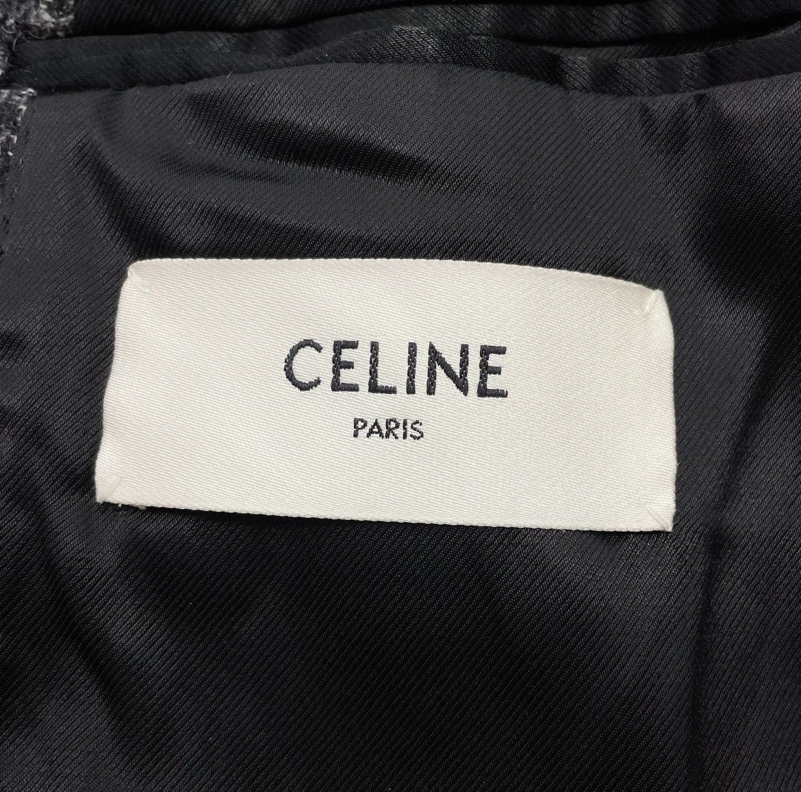 Celine × Hedi Slimane 19FW Prince of Wales Chesterfield Coat sz50/52 Size US M / EU 48-50 / 2 - 8 Thumbnail