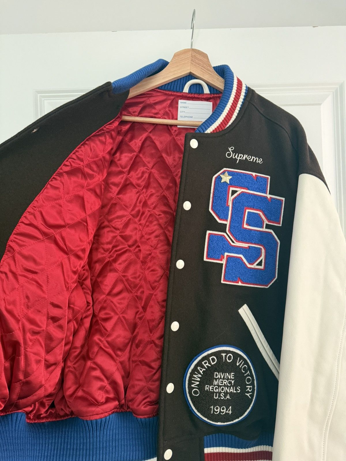 Supreme SUPREME TIGER VARSITY JACKET SIZE M SS23 Size US M / EU 48-50 / 2 - 3 Thumbnail