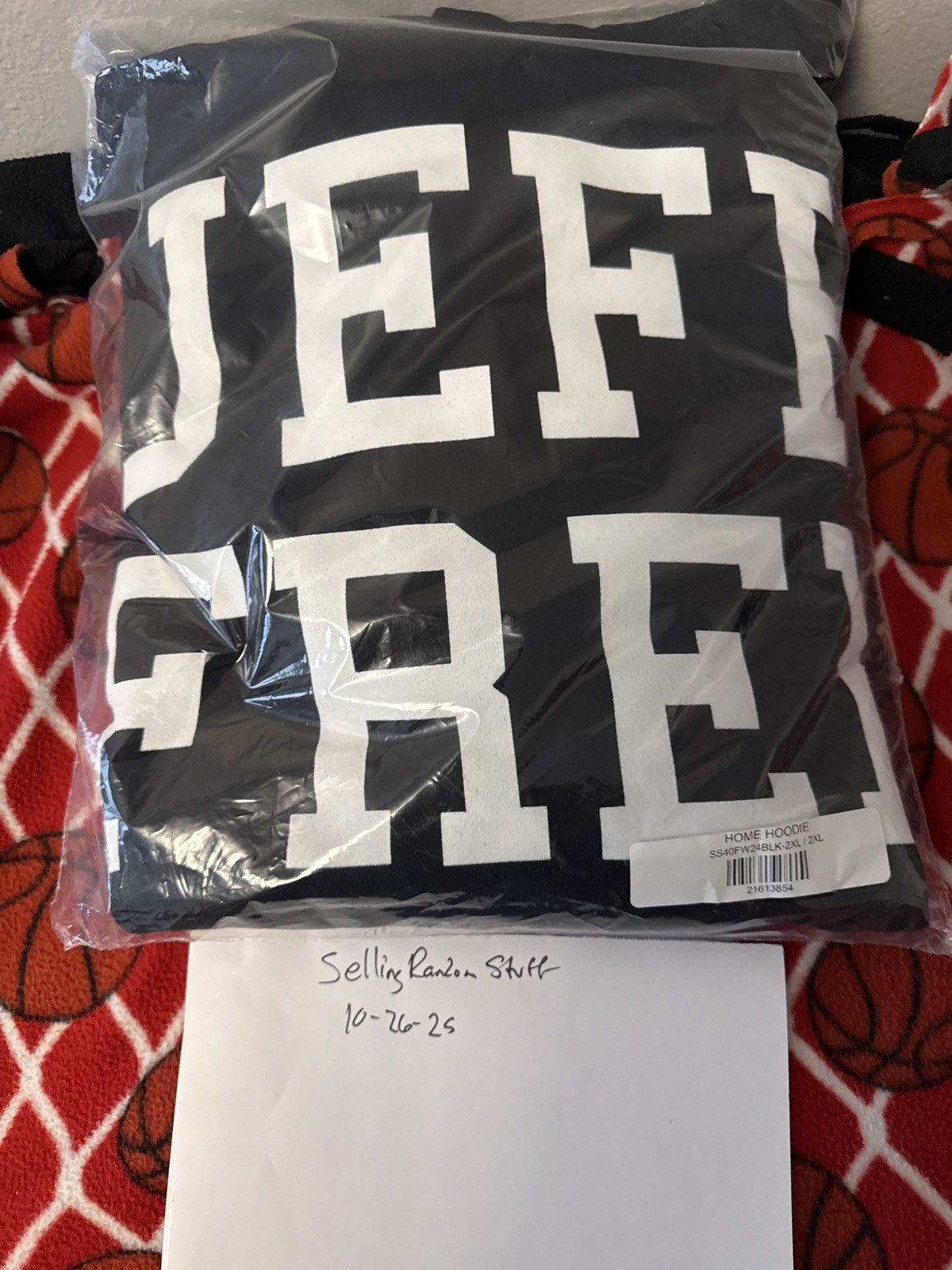 Young thug x Sp5der Jeff free hoodie xxl new