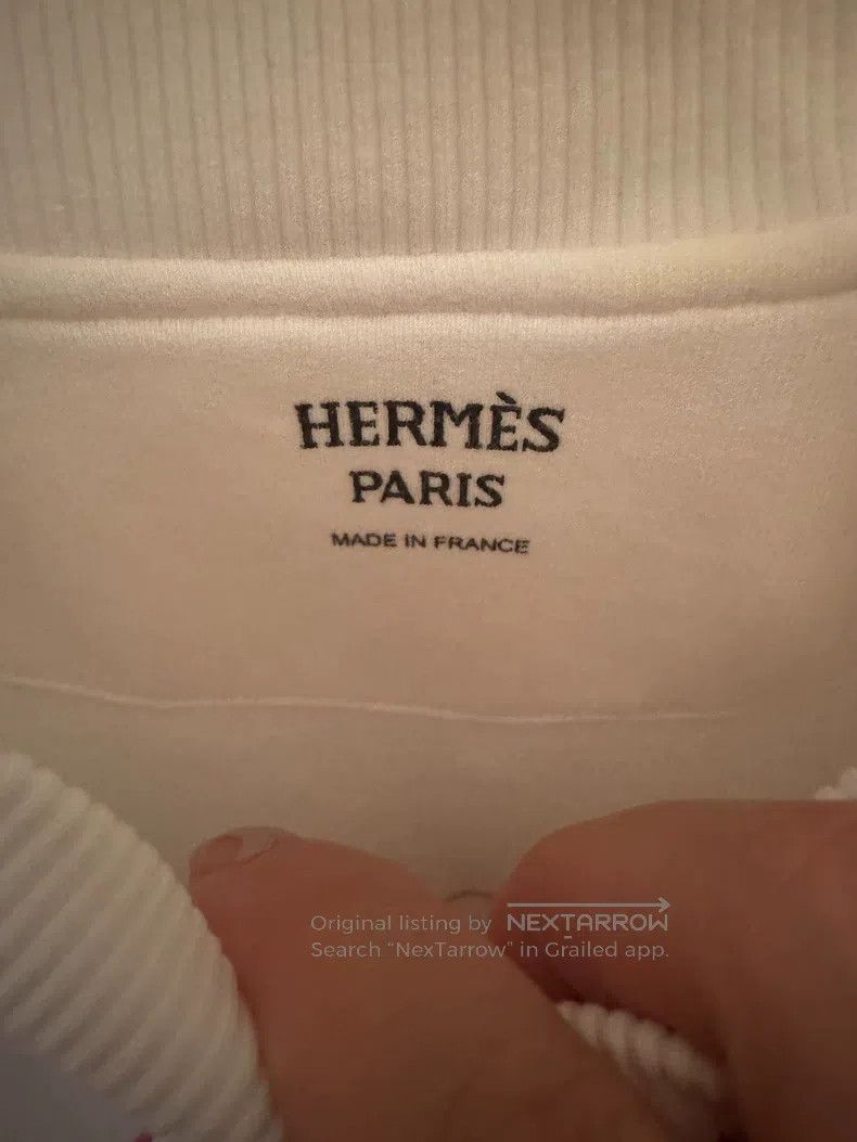 Hermes Hermes Chevaloscope Series White Embroidered Sweatshirt Size XS / US 0-2 / IT 36-38 - 5 Thumbnail