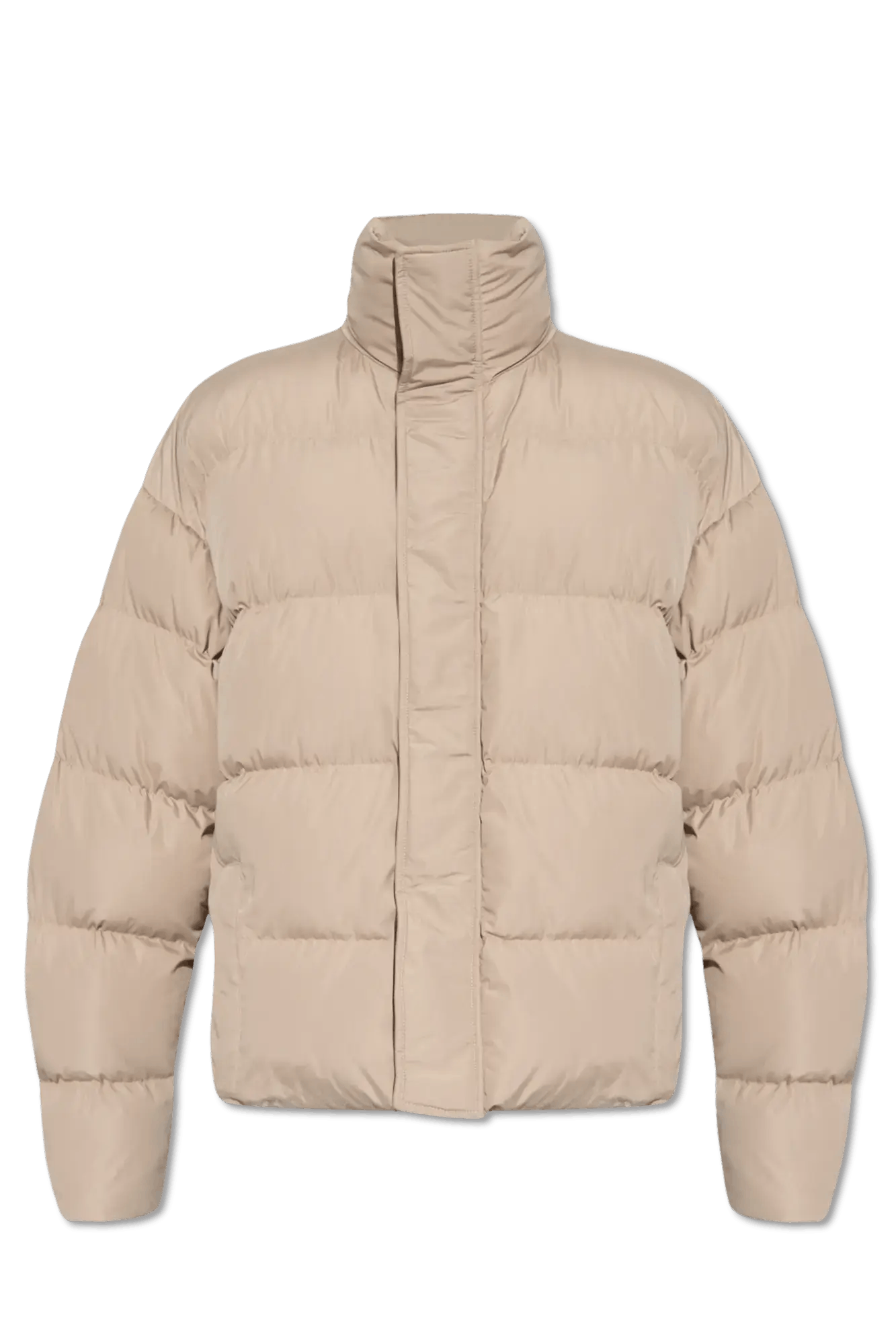 Balenciaga o1w1db10425 BB Balenciaga Puffer Jacket in Beige Size US L / EU 52-54 / 3 - 1 Thumbnail