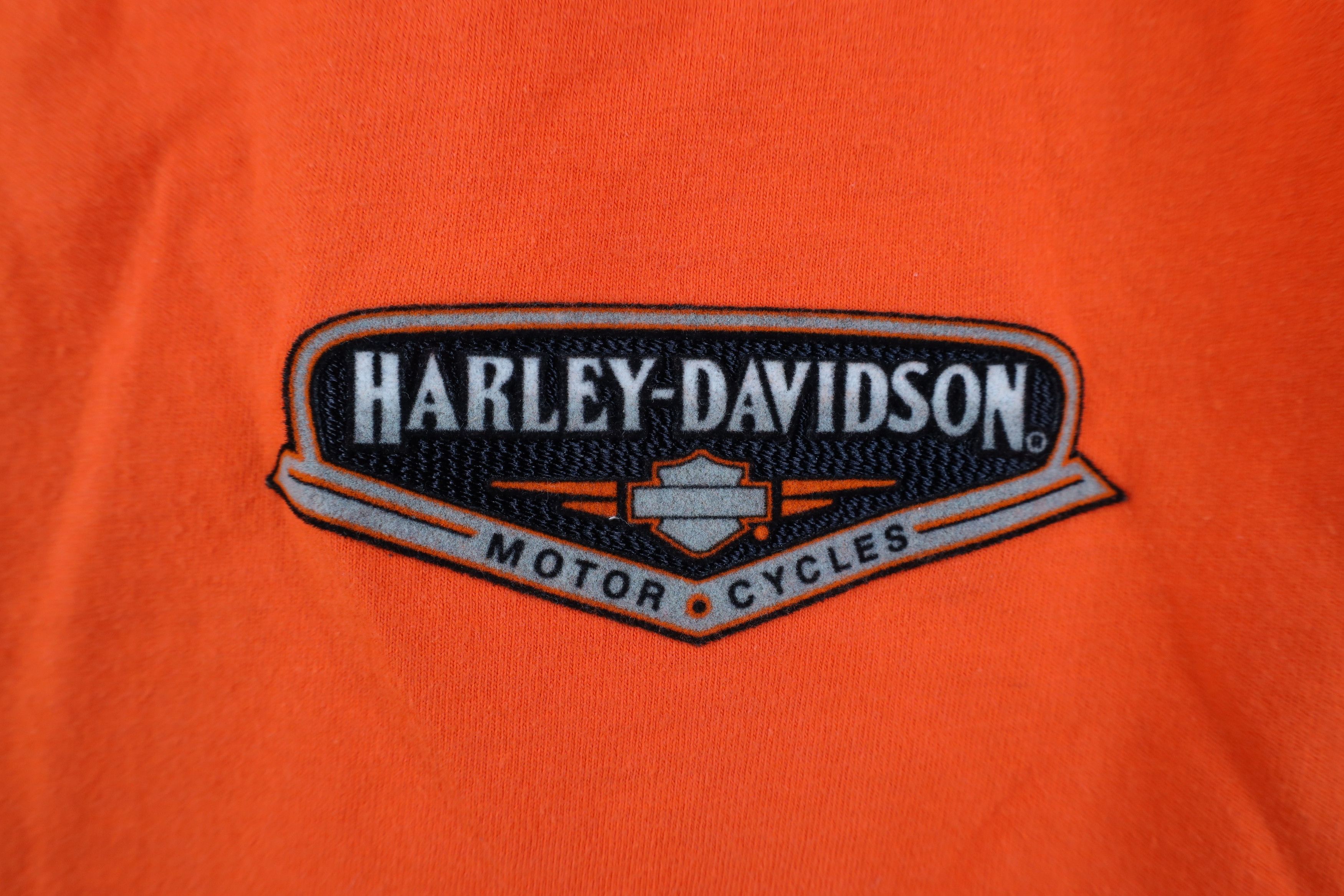 Harley Davidson Vintage 90s Harley Davidson Spell Short Sleeve T-Shirt USA Size US M / EU 48-50 / 2 - 4 Thumbnail