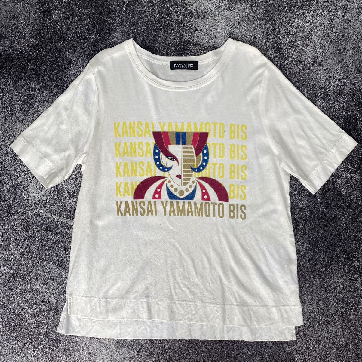Vintage Kansai Yamamoto Geisha Face Asymmetric japan tee