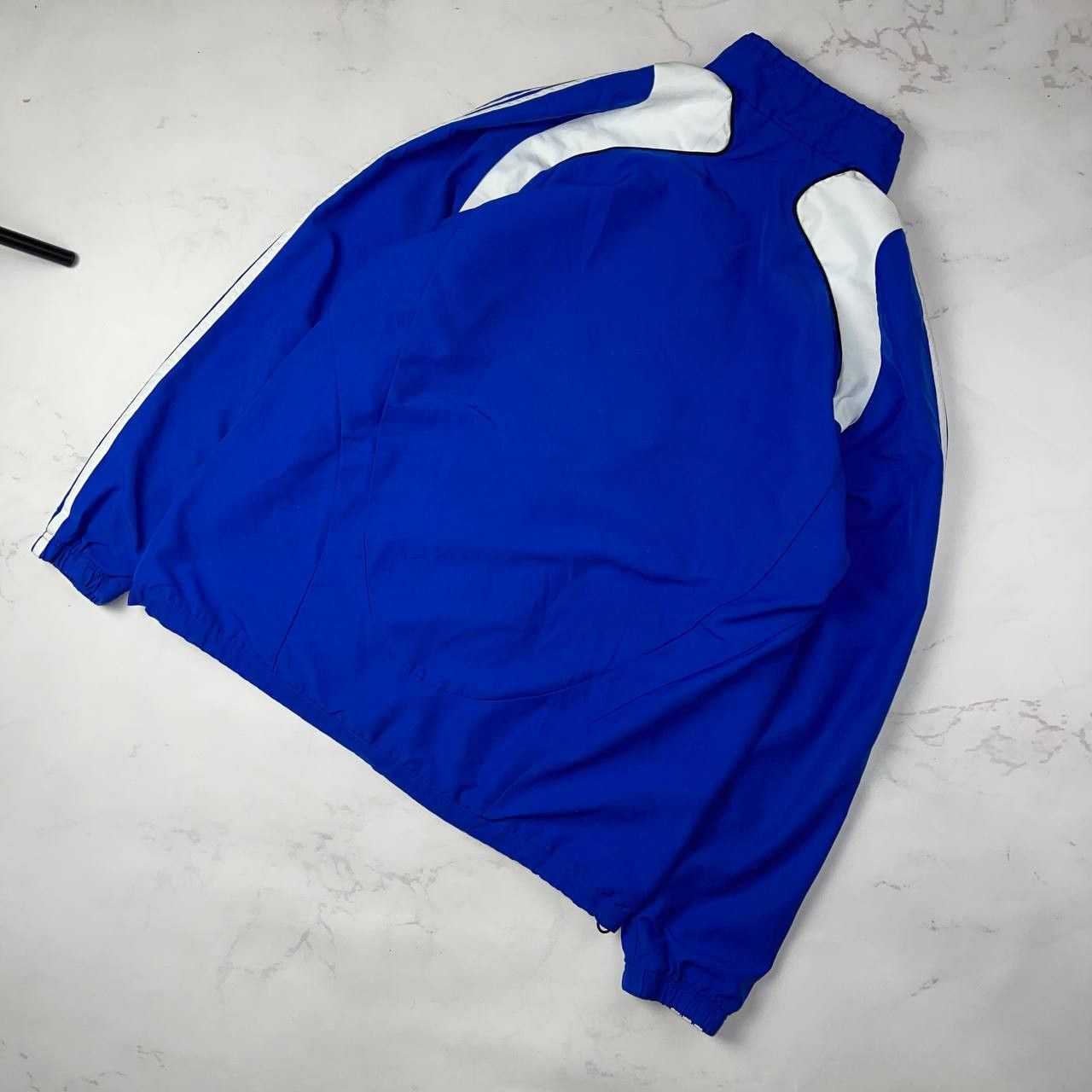 Adidas Adidas Vintage Blue Track Jacket Windbreaker Retro Jacket Size US XL / EU 56 / 4 - 9 Thumbnail