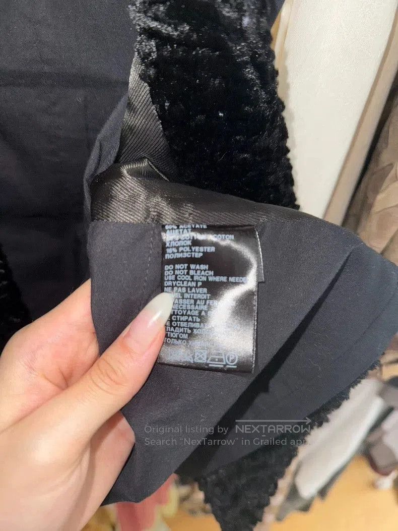 Ann Demeulemeester Ann Demeulemeester Black Shearling Vest . Size US S / EU 44-46 / 1 - 3 Thumbnail
