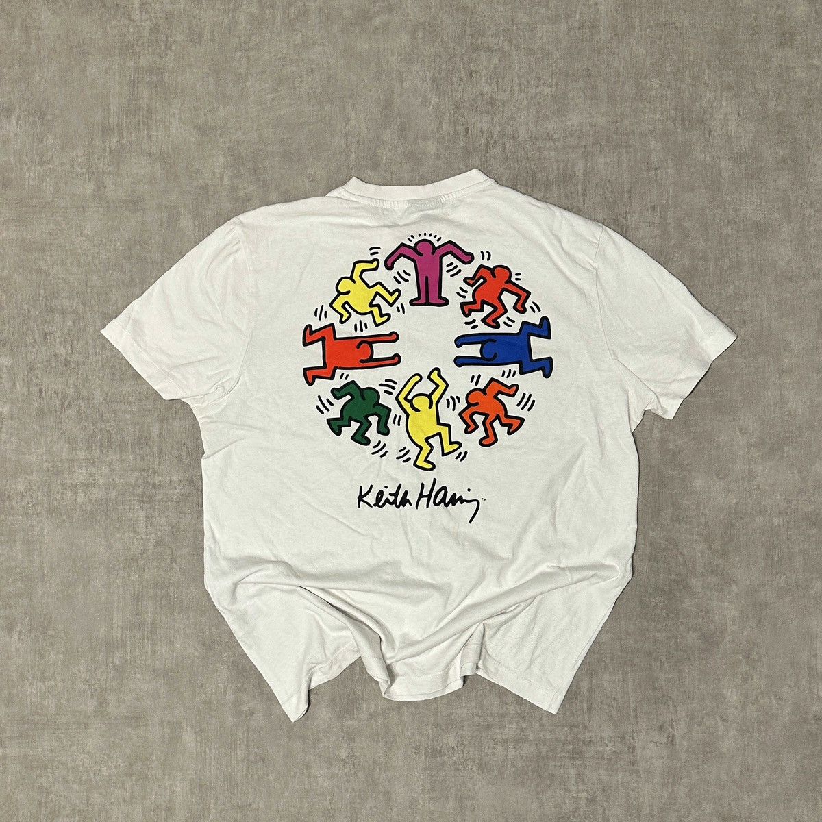 Keith Haring × Vintage Vintage 90’s Keith Haring Art Rare San Francisco Size US XL / EU 56 / 4 - 1 Thumbnail