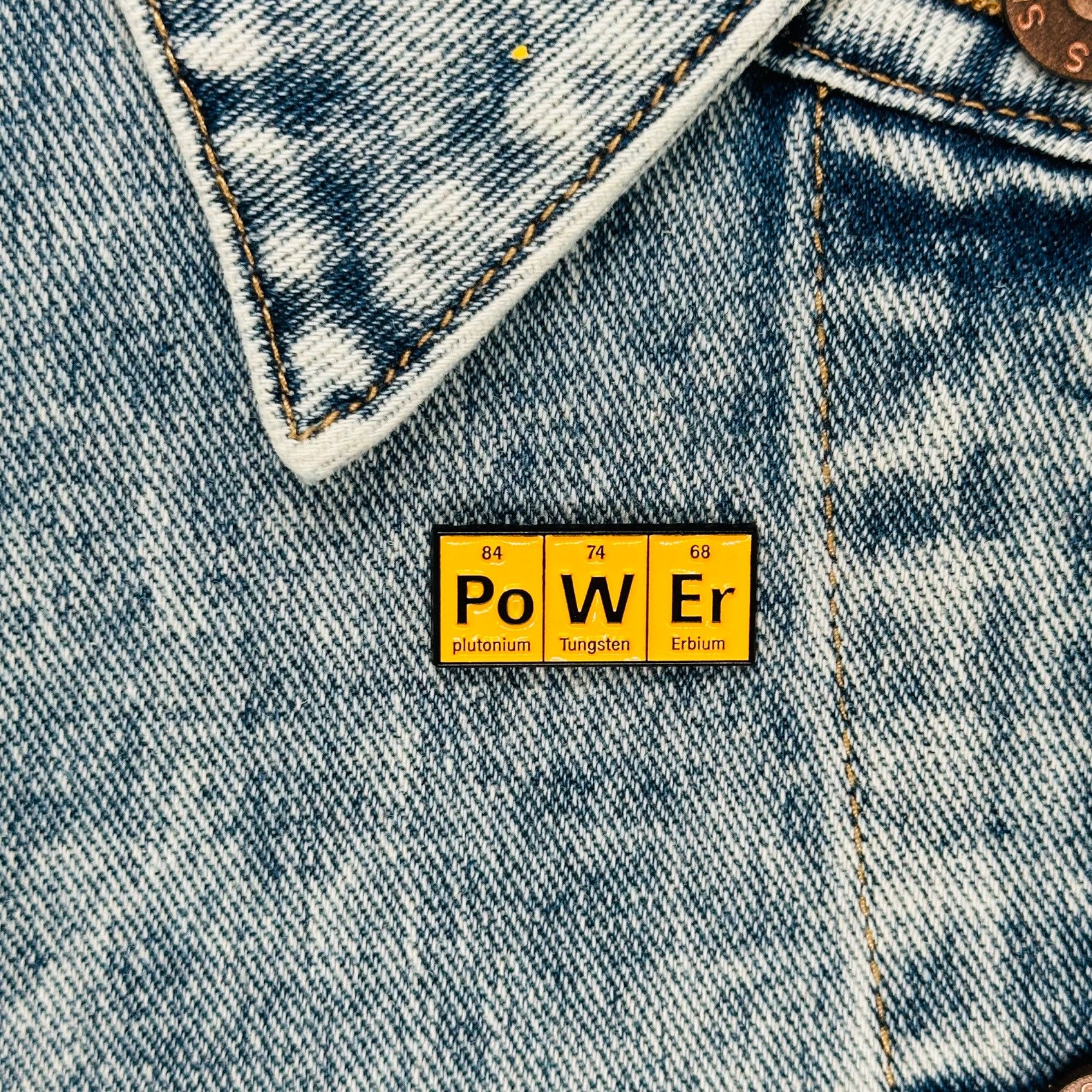 Other New Oz Enamel Pin POWER Scientists for Science Periodic Tabl Size ONE SIZE - 1 Thumbnail