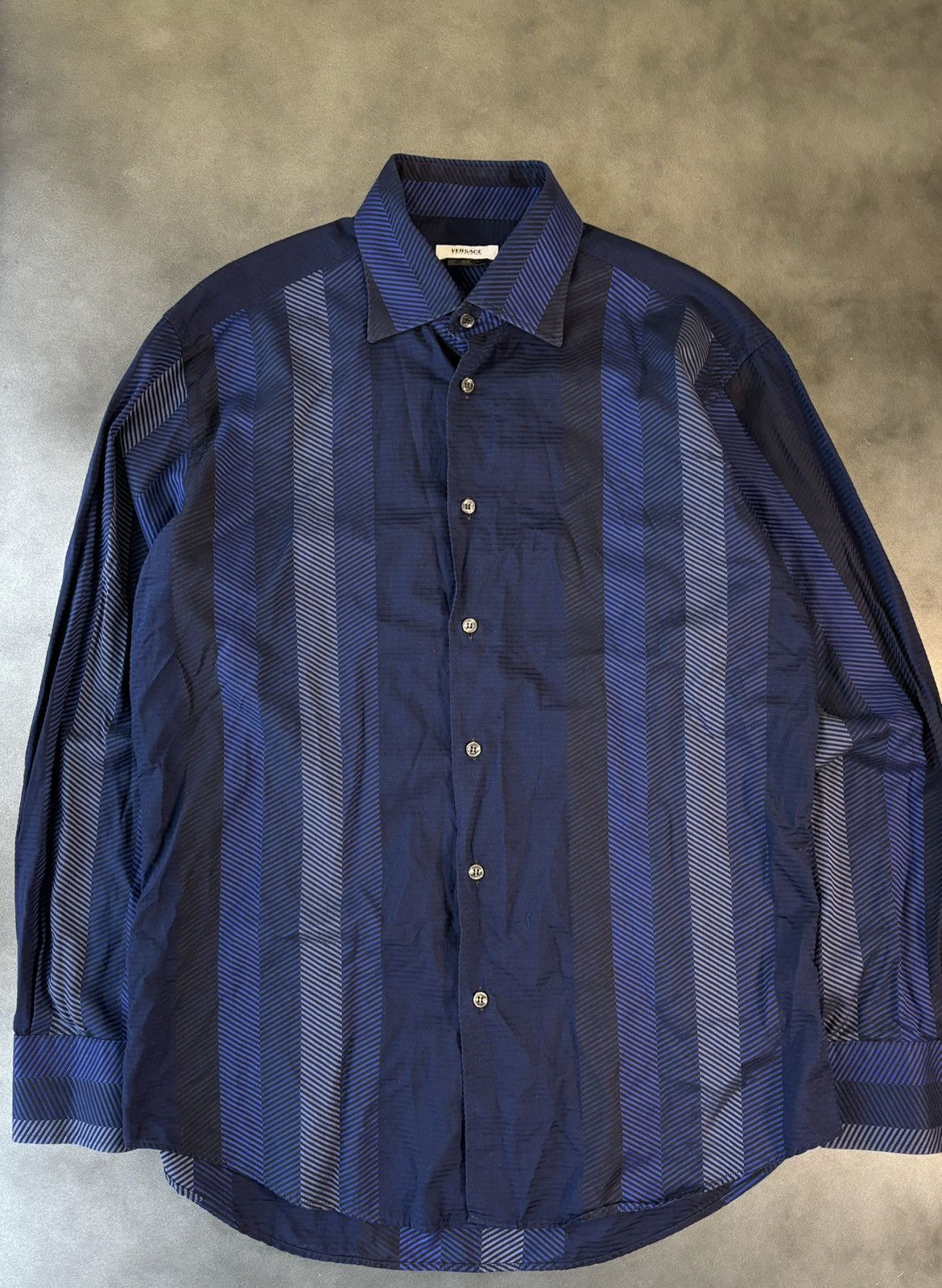 Designer × Versace × Vintage Versace Collection Dress Shirt Button Up Gianni Versace Size US M / EU 48-50 / 2 - 13 Thumbnail