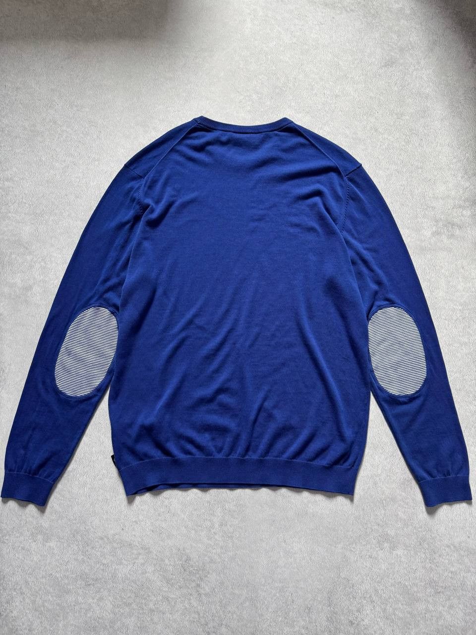 Emporio Armani Vintage Emporio Armani Blue Sweater Pullover Size US XXL / EU 58 / 5 - 2 Thumbnail