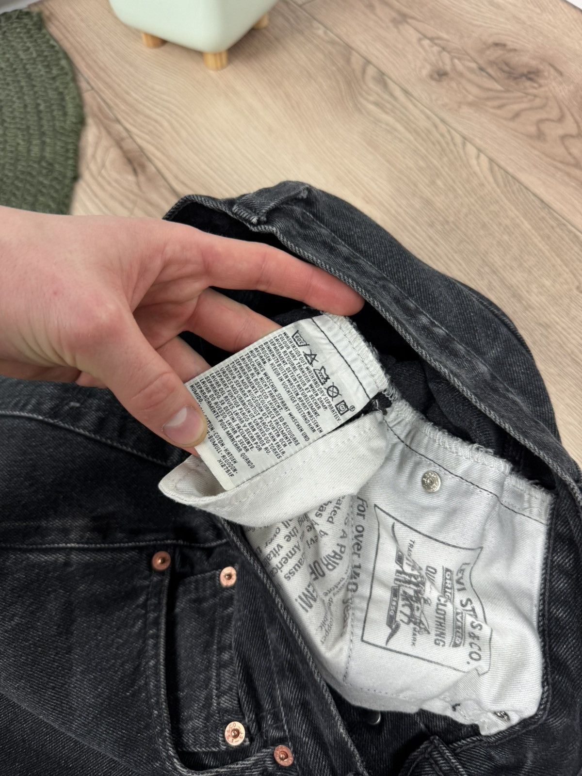 Levi's × Vintage 1990’s Vintage Levi’s 536 Charcoal Grey Denim Jeans 32X32 Size US 32 / EU 48 - 6 Thumbnail