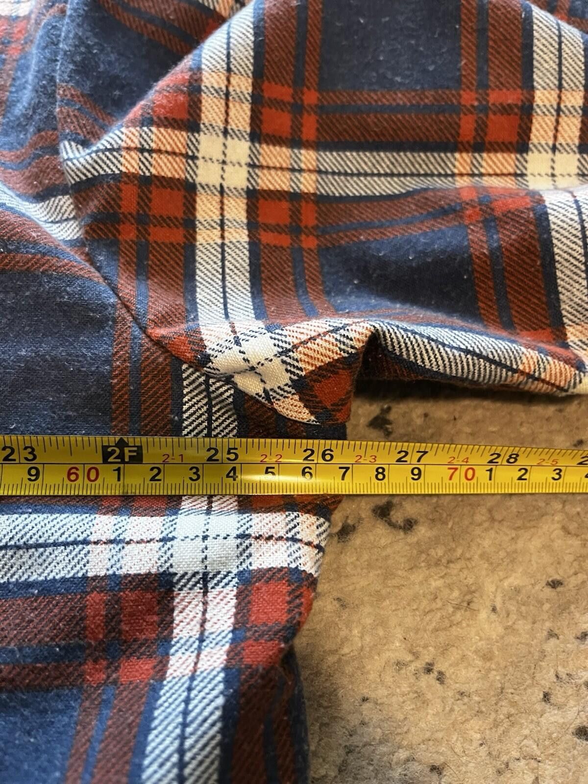 Sears VTG Sears Fieldmaster Flannel Mens XL Plaid Quilt Lined Size US XL / EU 56 / 4 - 5 Thumbnail