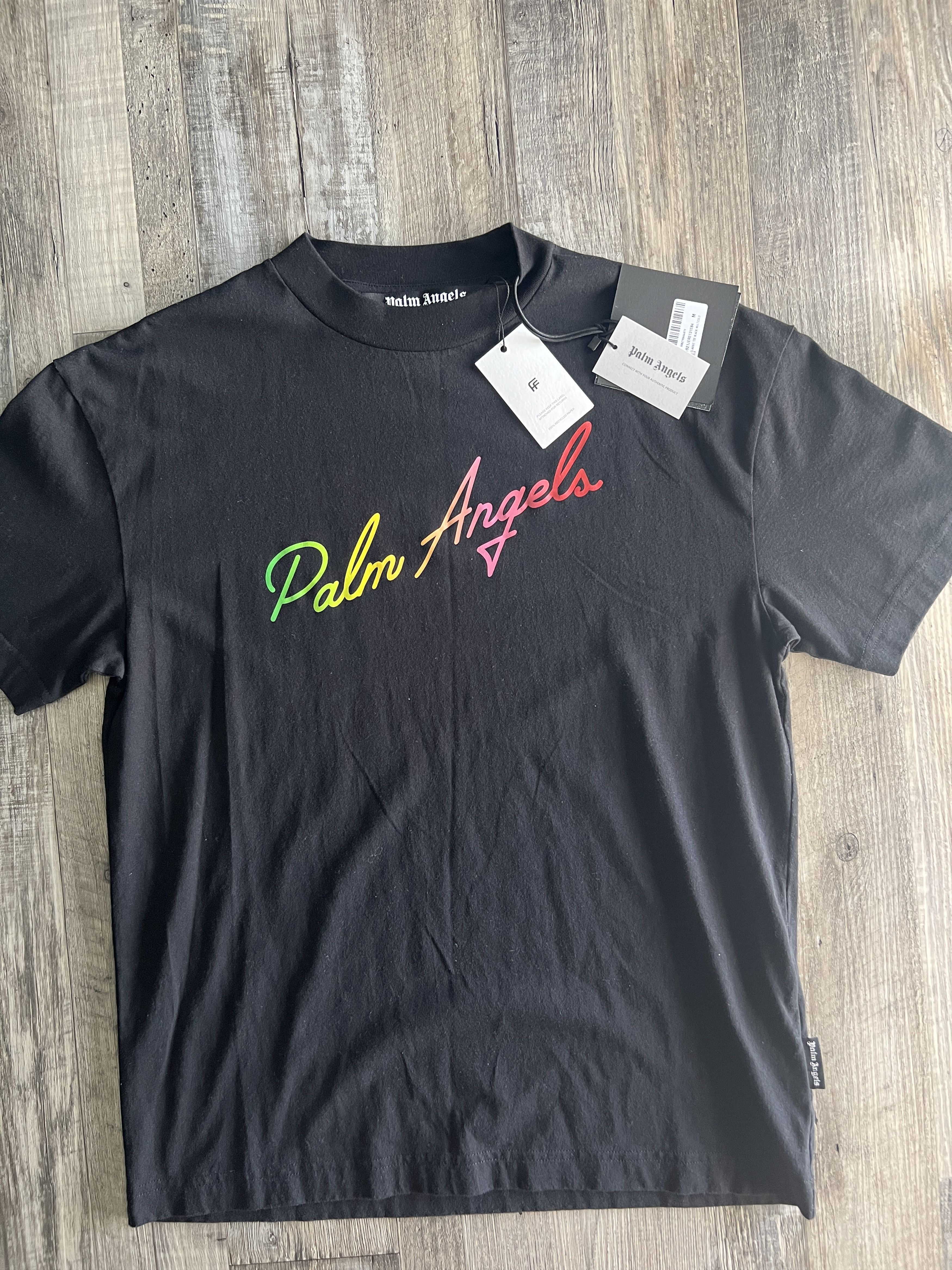 Palm Angels Palm Angels Miami Logo T-Shirt Size US M / EU 48-50 / 2 - 1 Thumbnail