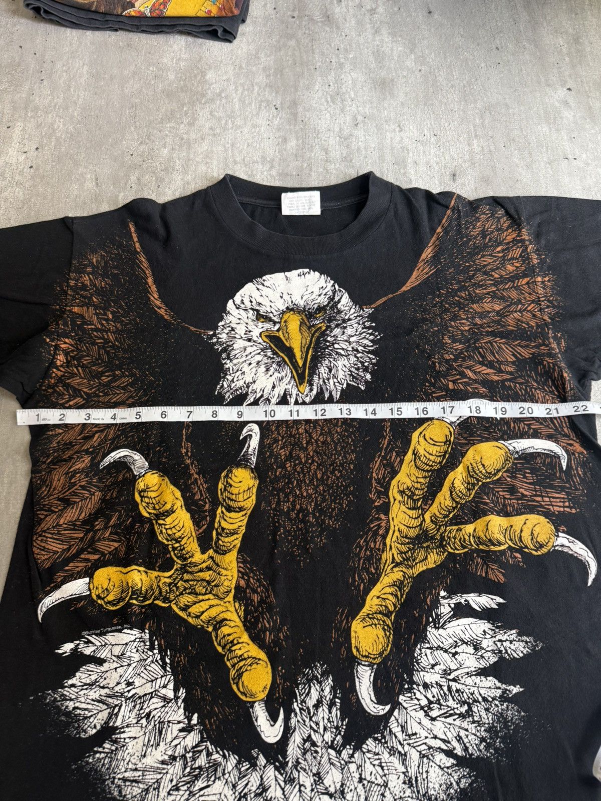 Band Tees × Vintage Vintage eagle tee Size US M / EU 48-50 / 2 - 4 Thumbnail