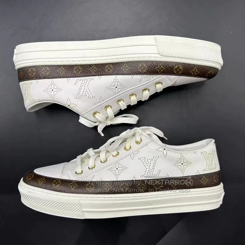 Louis Vuitton Louis Vuitton Full-print patchwork board shoes Size US 5.5 / EU 38 - 5 Thumbnail