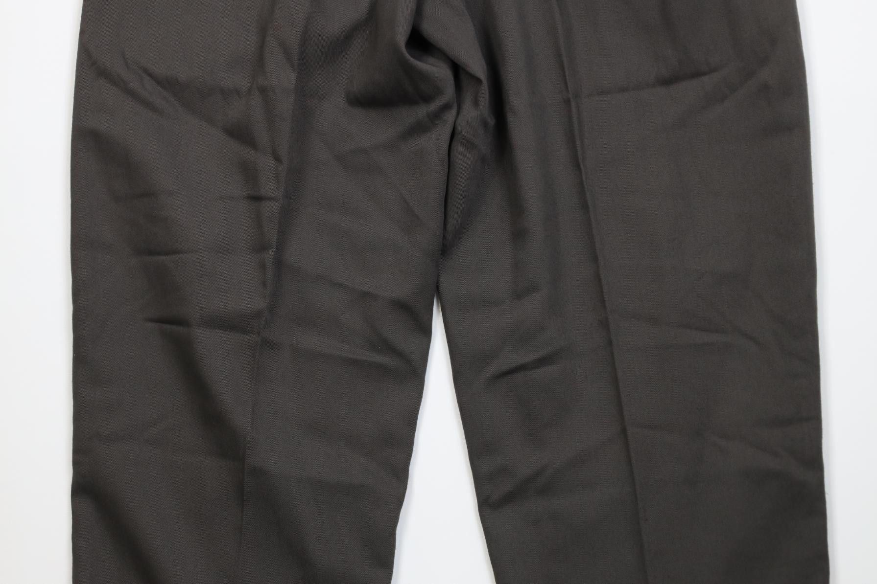 Vintage Vintage 90s Streetwear Gabardine Blend Knit Chino Pants Gray Size US 34 / EU 50 - 13 Thumbnail